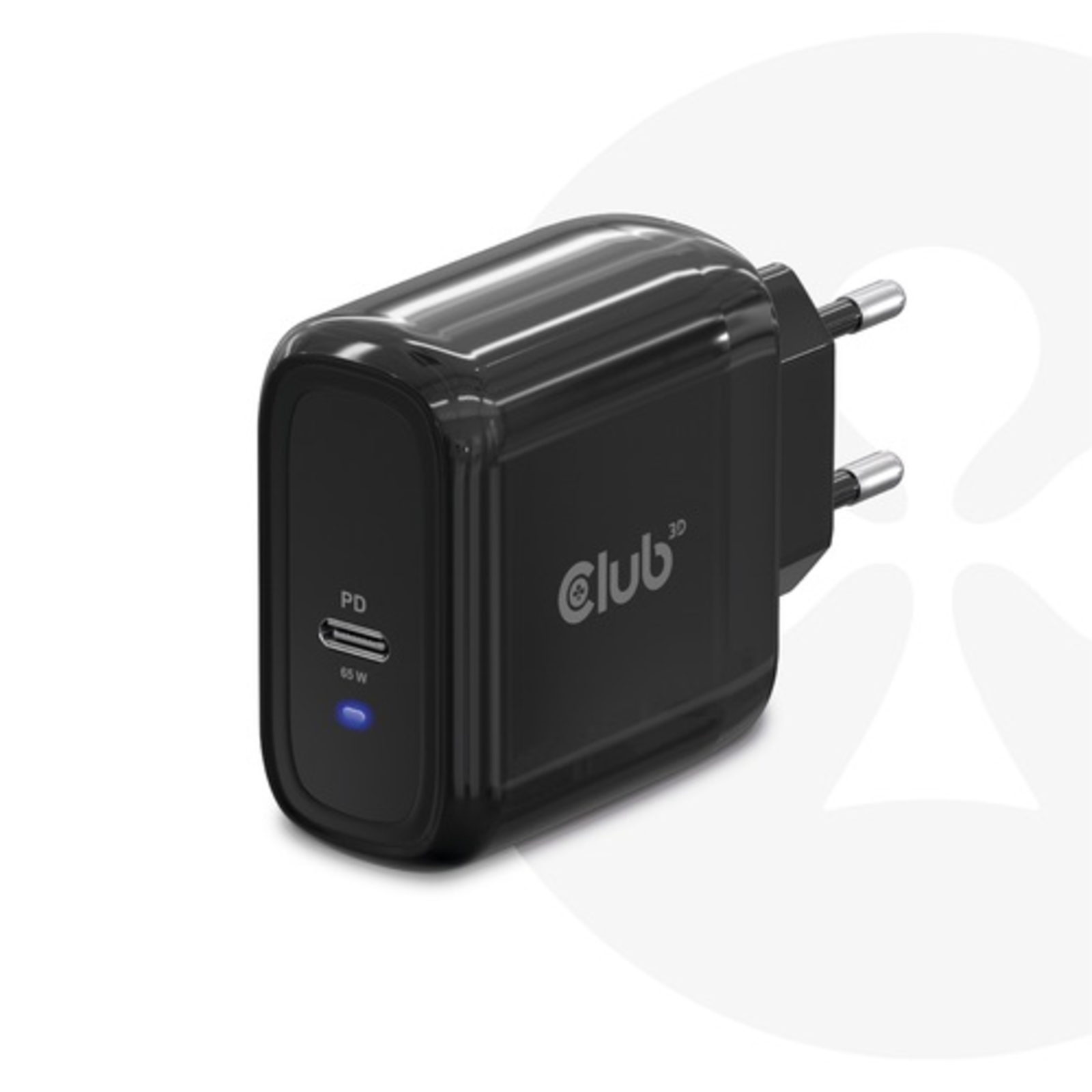 Club 3D Travel Charger 1xUSB Type C PD 65W