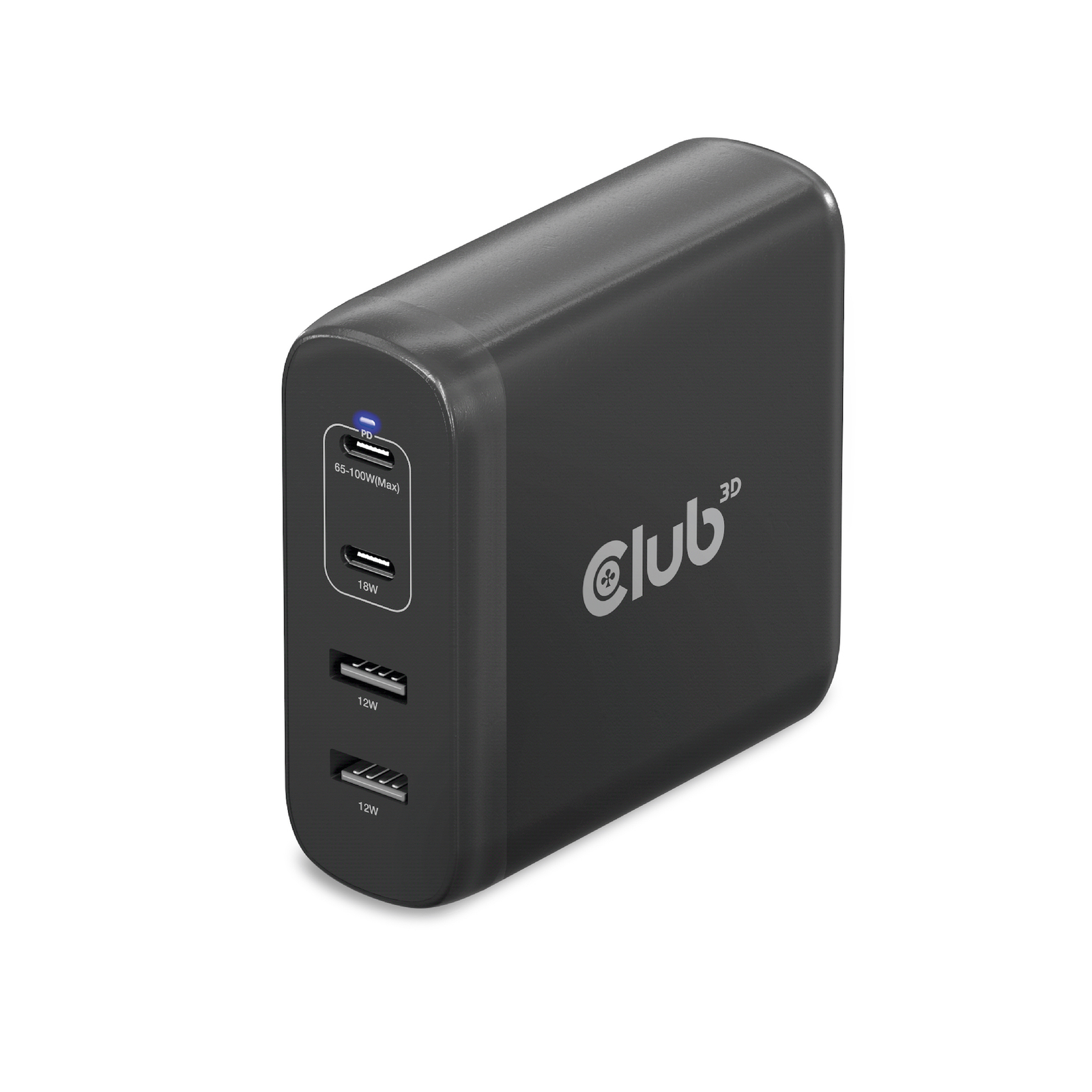 Club 3D Charger 2xUSB Type C 2xUSB Type A PD 100W