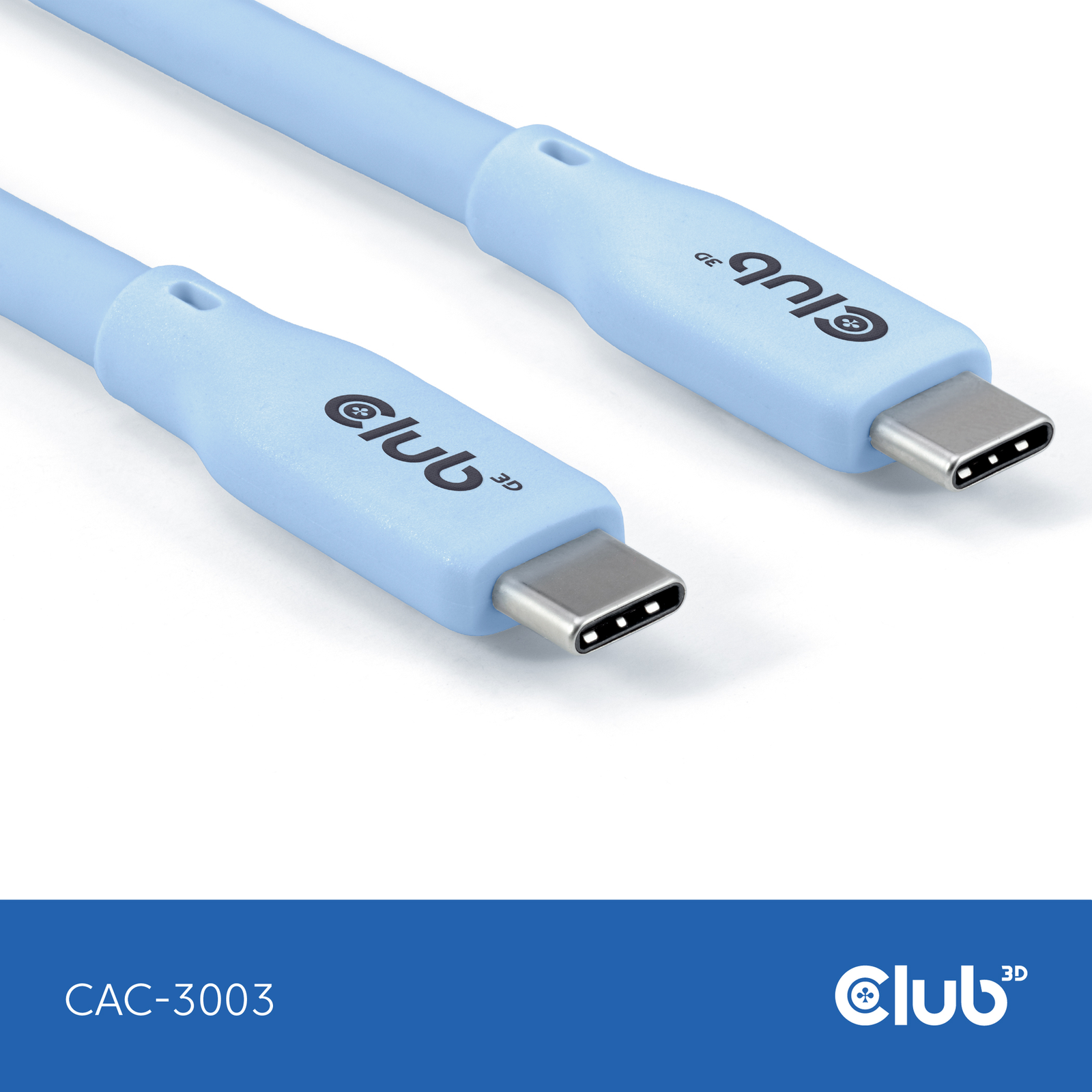 Club 3D Cable USB 3.1 C (male) C (male) 2.0m Club3D Lifestyle Blue