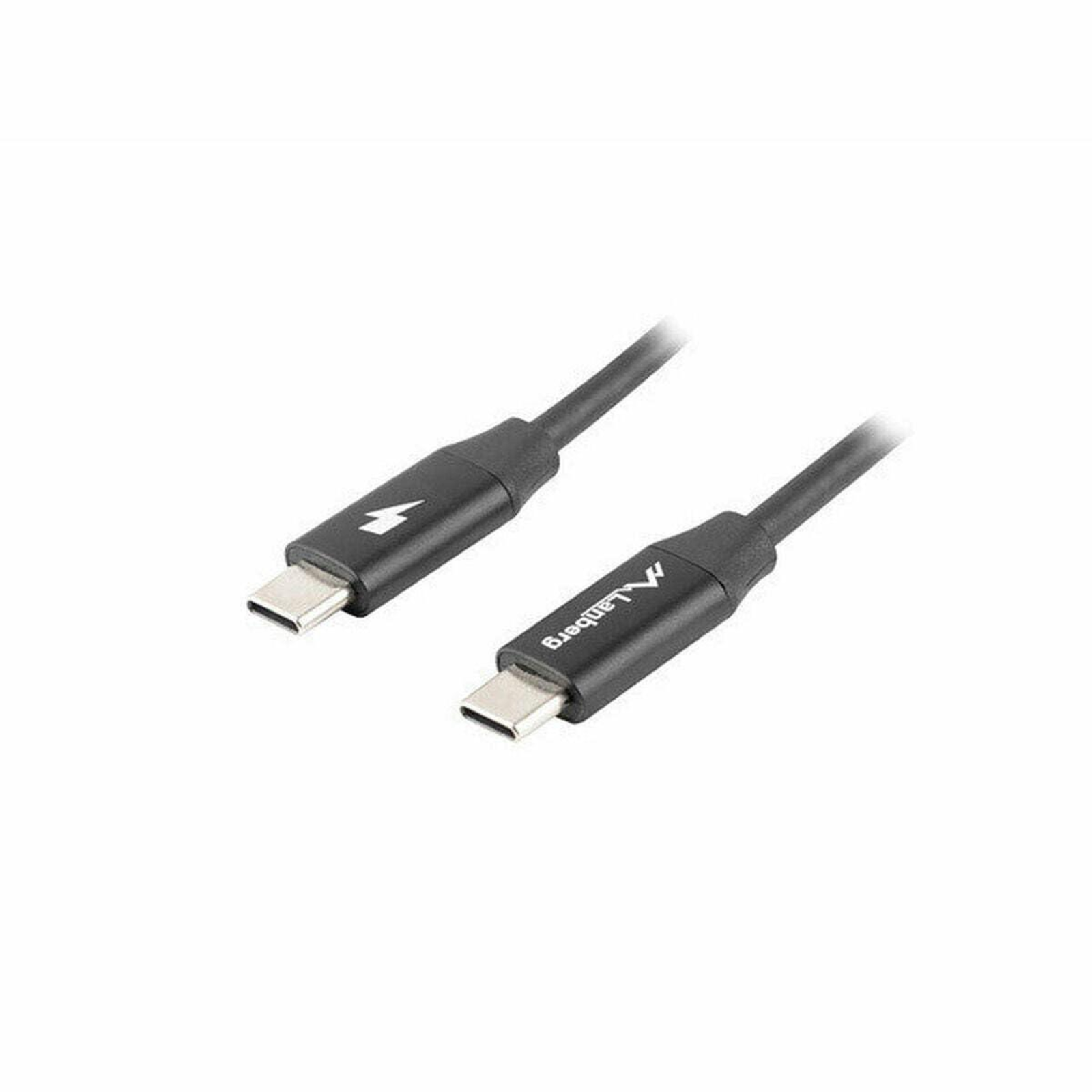 Lanberg CA-CMCM-40CU-0005-BK 0.5 M USB C USB C USB 2.0 0.48 Gbit/s Black