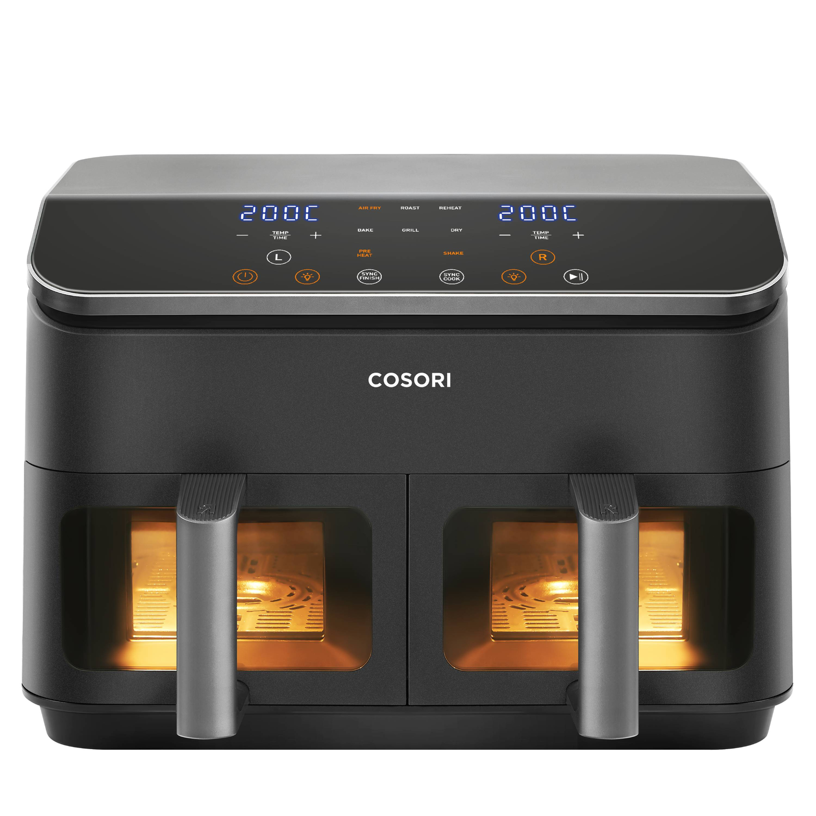 Cosori Dual Basket Hot Air Fryer Black