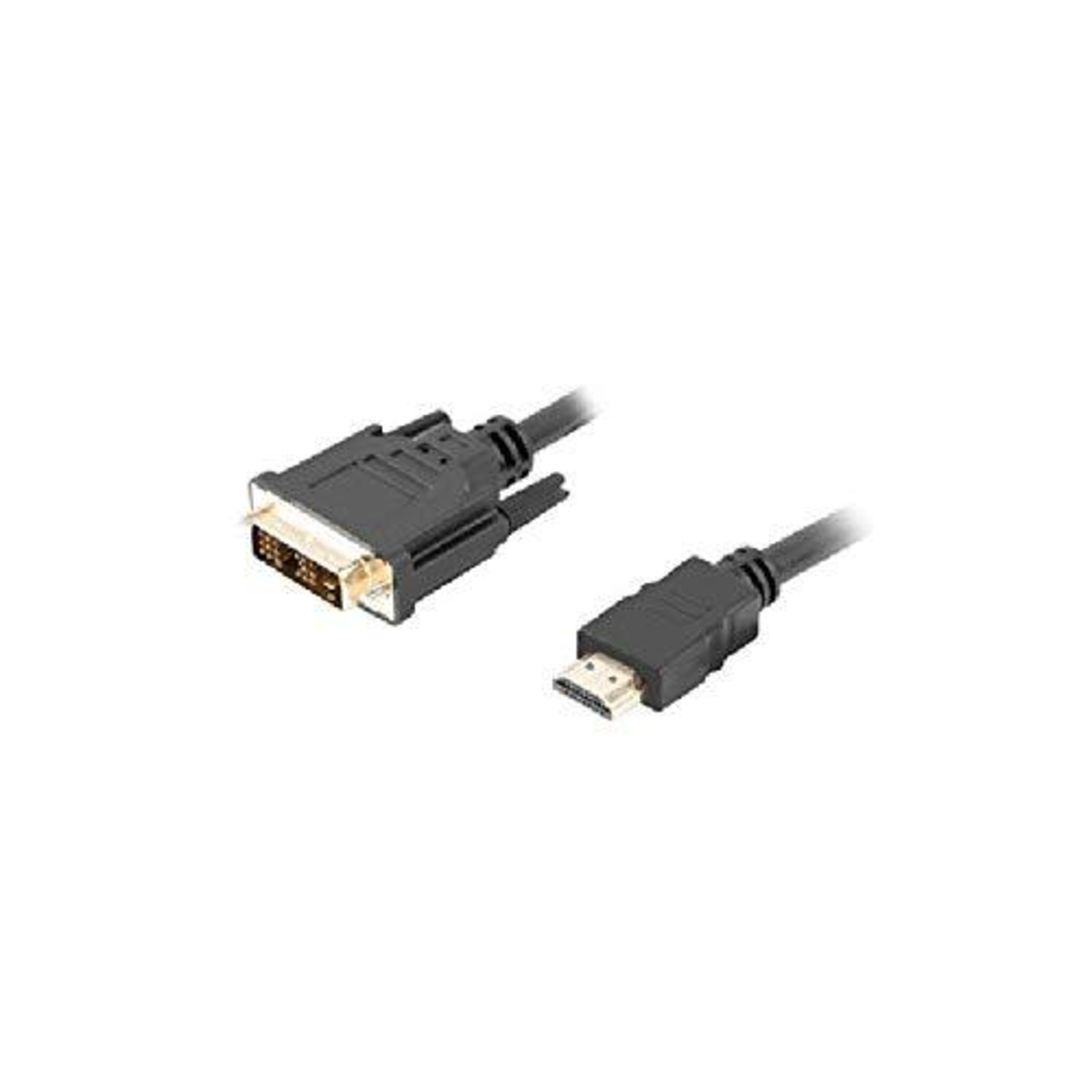 Lanberg Video Cable Adapter 1.8 M HDMI Type A Standard DVI-D Black