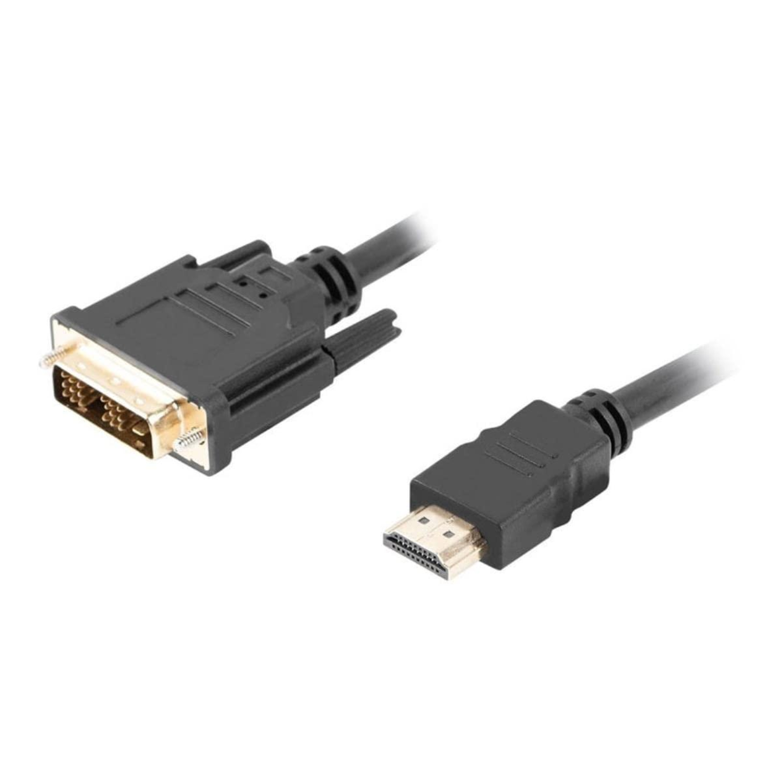 Lanberg Video Cable Adapter 1.8 M HDMI Type A Standard DVI-D Black