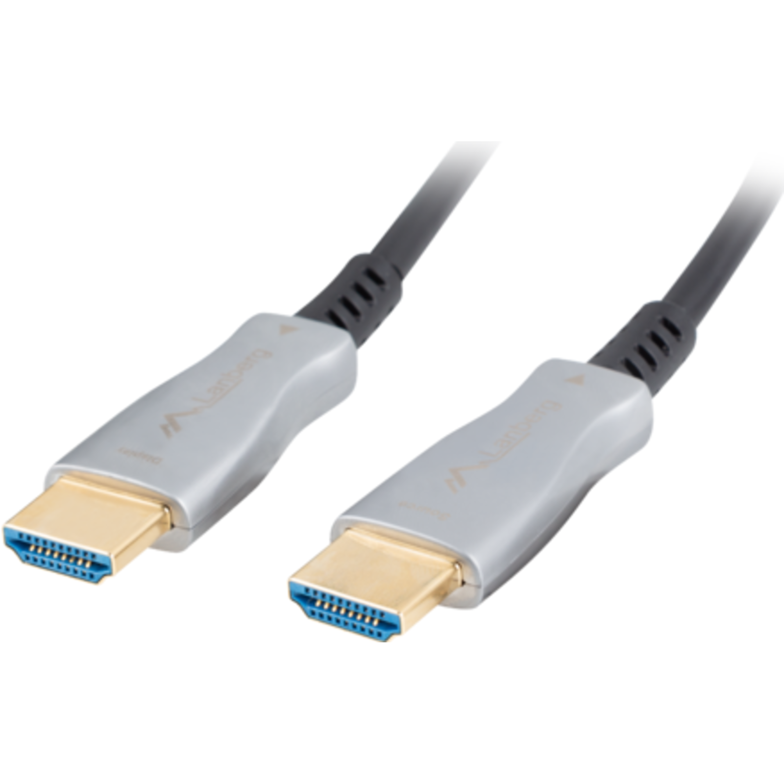 Lanberg HDMI Cable HDMI Cablemm V2.0 10M OPTICAL AOC BLACK CA-HDMI-20FB-0100-BK