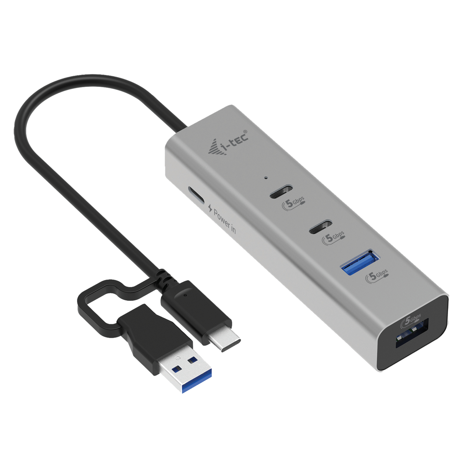 i-tec Universal Charging Metal HUB 2x USB-C + 2x USB-A Port PD 85W