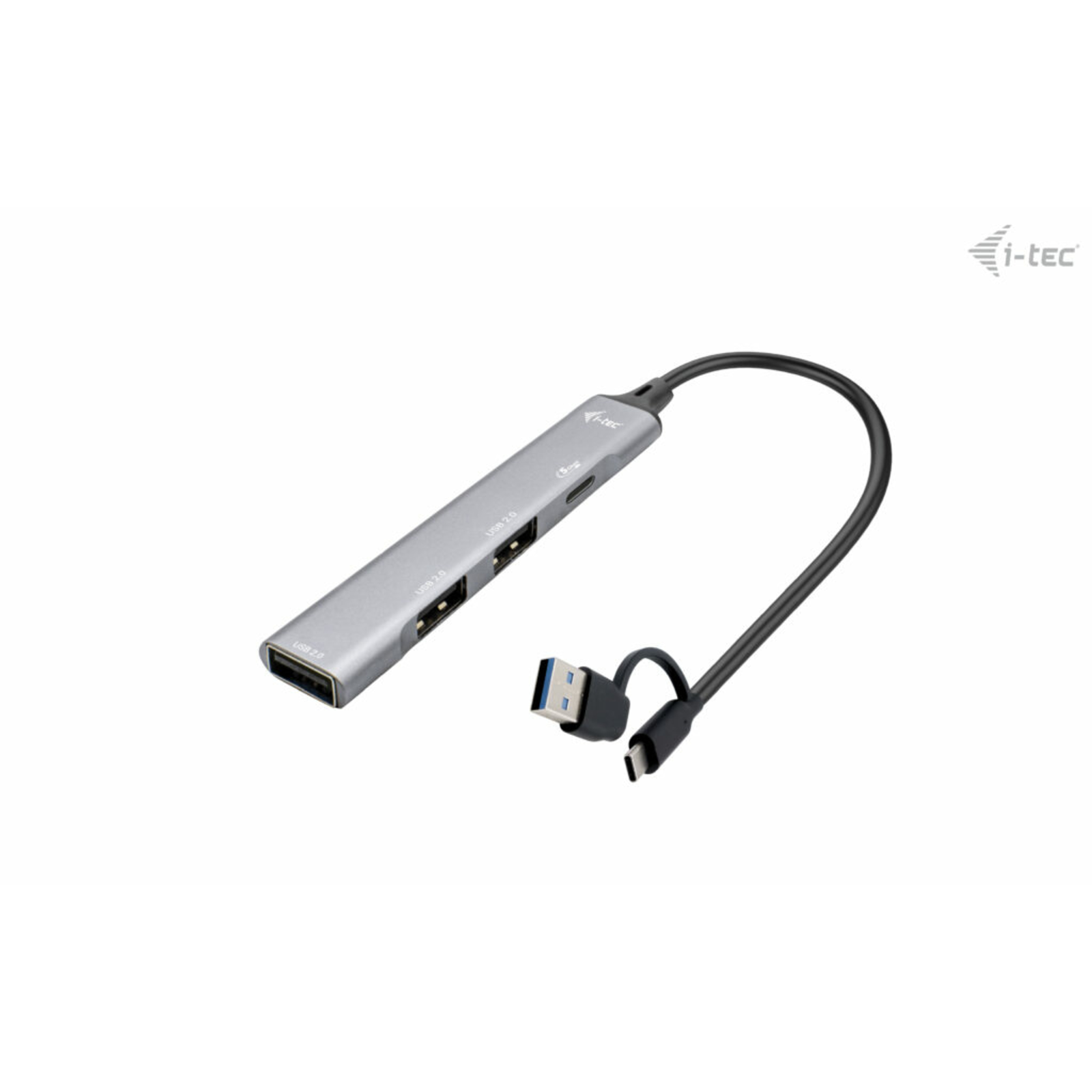 i-tec Hub USB-C/USB-A Metal 1 X SuperSpeed USB 3.0 + 3 X USB 2.0