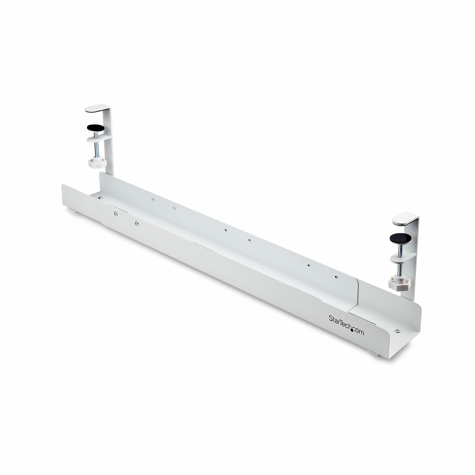 StarTech.com under Desk Cable Management Tray Clamp-on Installation