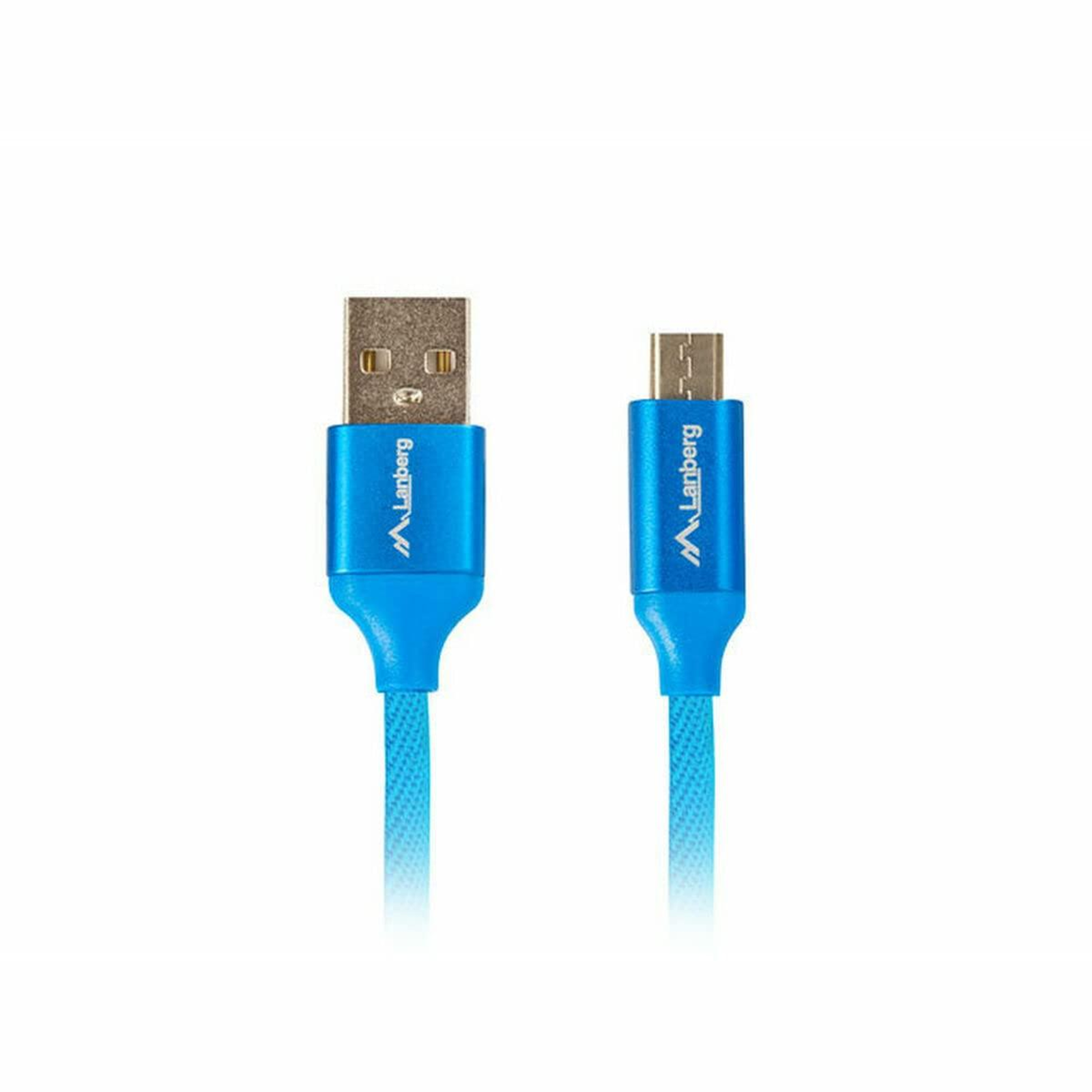 Lanberg CA-USBM-20CU-0018-BL USB Cable 1.8 M USB 2.0 Micro-USB A USB A Blue (CA-USBM-20CU-0018-BL)