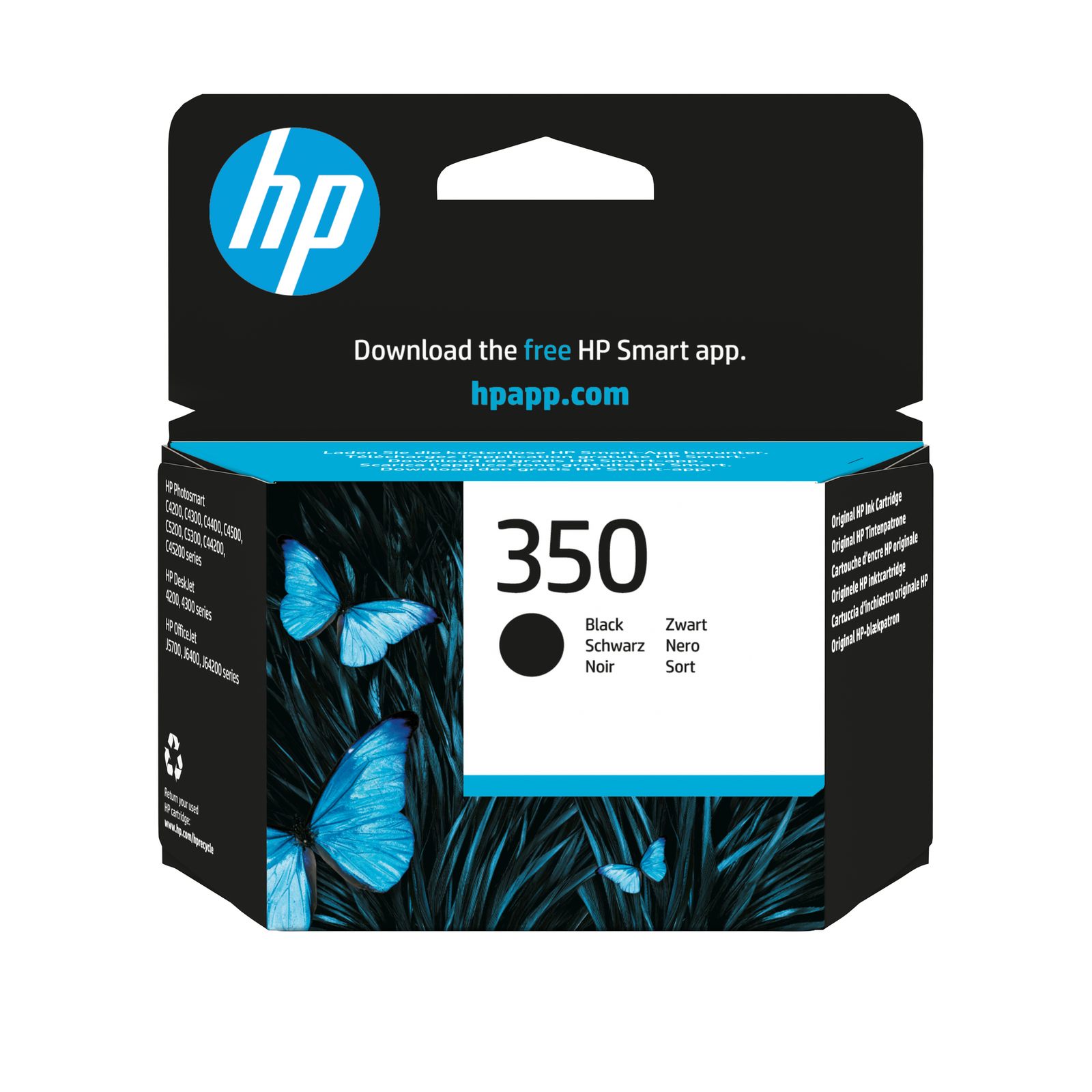HPI 350 Black 200 Pages Ink CB335EE