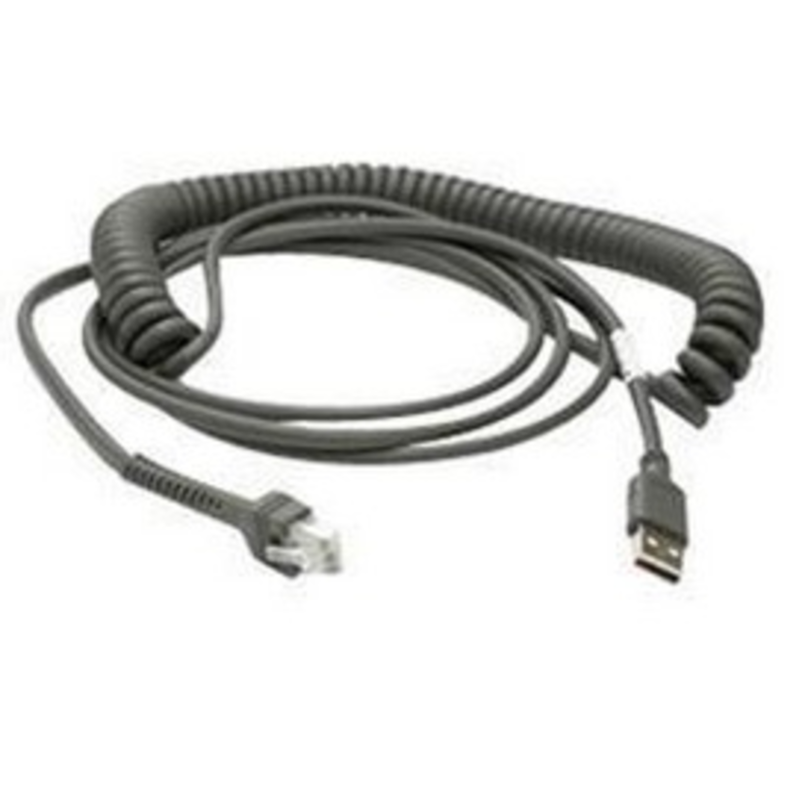 Zebra USB Cable Type A 4-pin M 2.74 Coiled DS3578 DS4208 DS6878 DS9208 LI4278