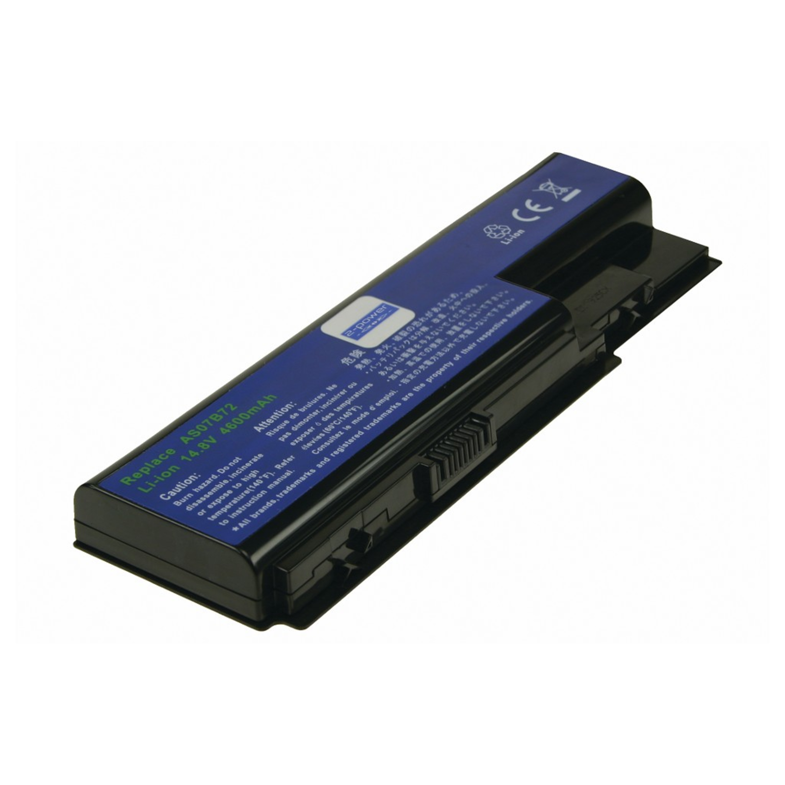 2-POWER Main Battery Pack 14.8V 5200mAh 77Wh Acer Aspire 5520 5720
