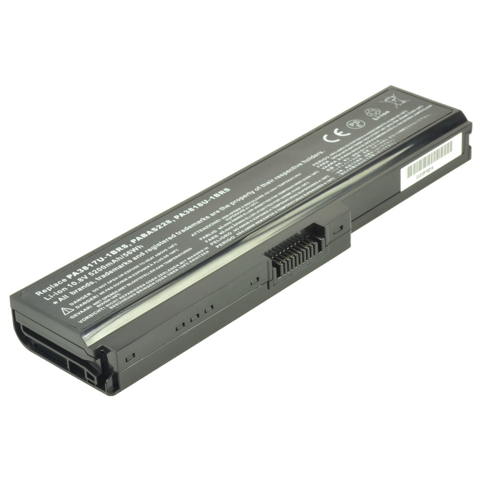 2-POWER Main Battery Pack 10.8V 5200mAh Toshiba Satellite L750