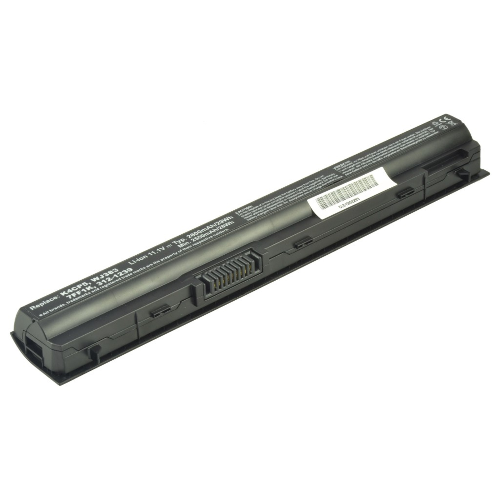 2-POWER Main Battery Pack 11.1V 2600mAh Dell Latitude E6220