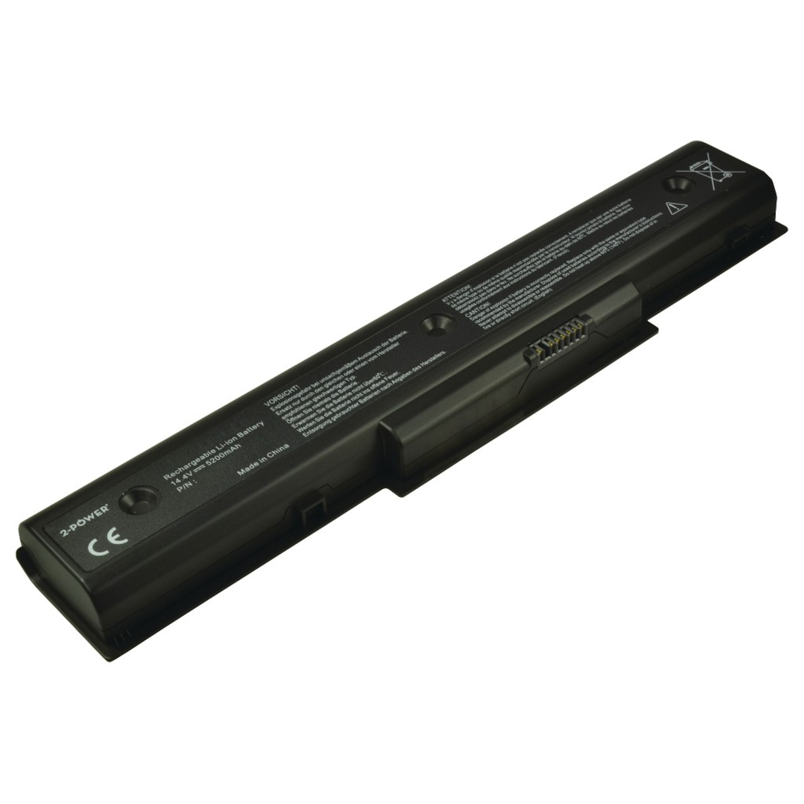 2-POWER Main Battery Pack 14.4V 5200mAh Medion Akoya P7624