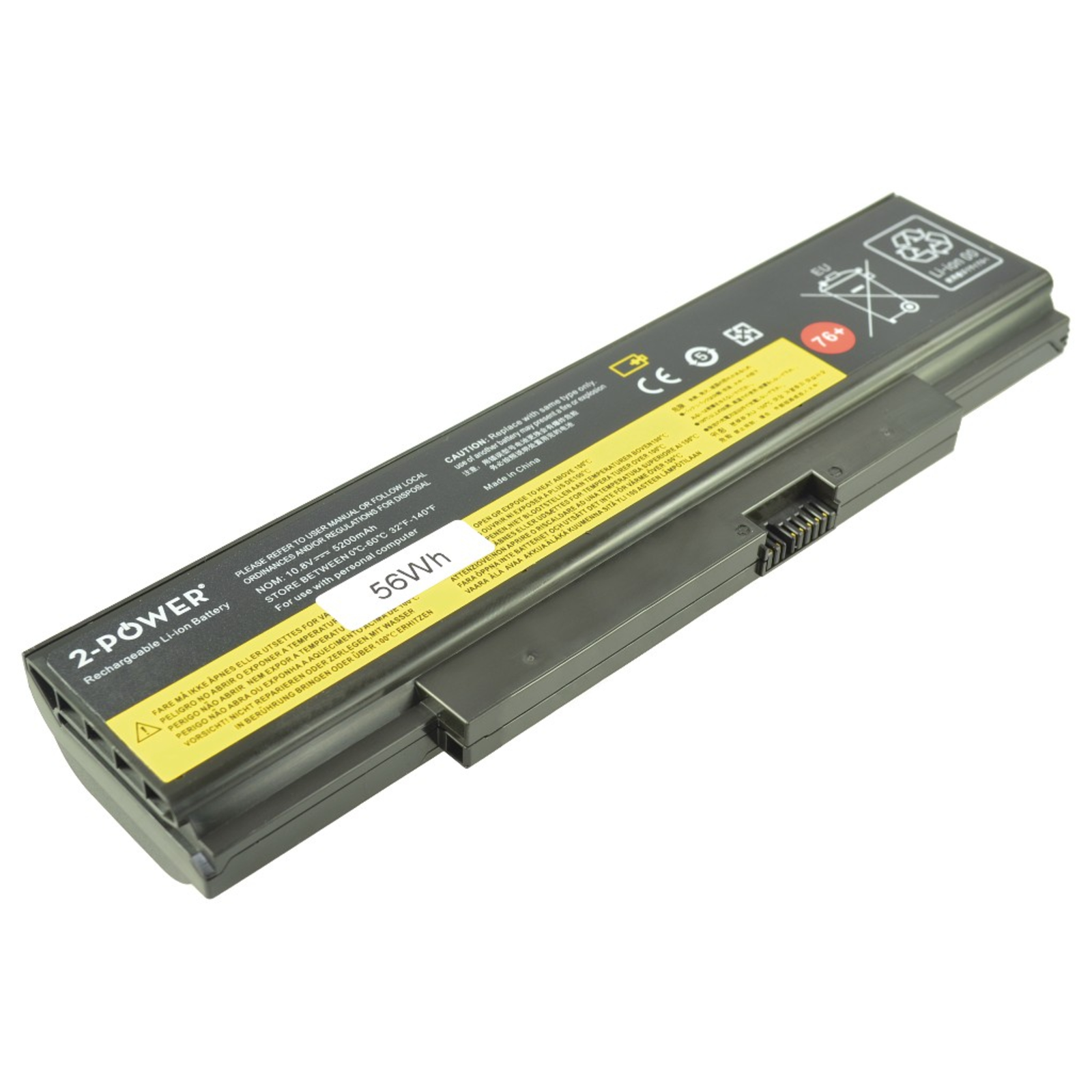 2-POWER Main Battery Pack 10.8V 5200mAh Lenovo ThinkPad Edge E550 E555 (76+)