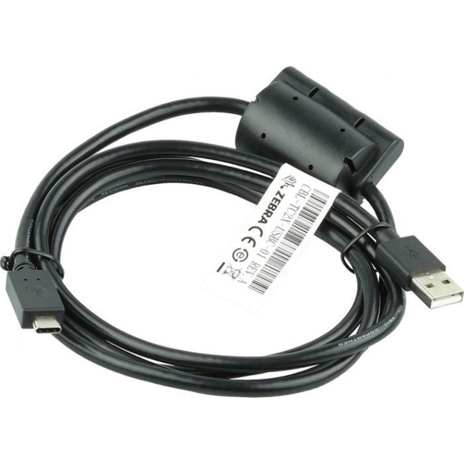 Zebra USB Cable USB-C (M) for Zebra Single Slot Base Cradle