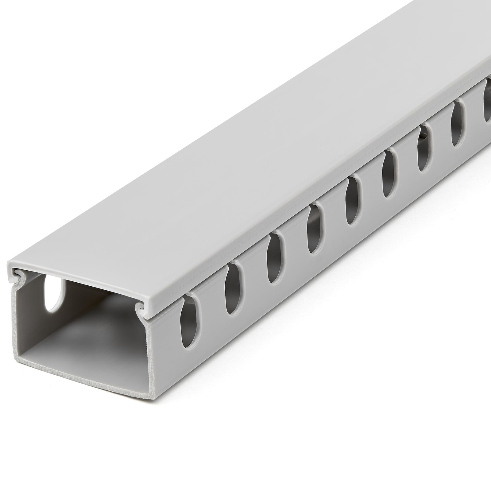 StarTech.com Open Slot Cable Management RacewayCover 1-1/2inch 38mm W X 1inch 25mm H 6.5 Ft 2 M