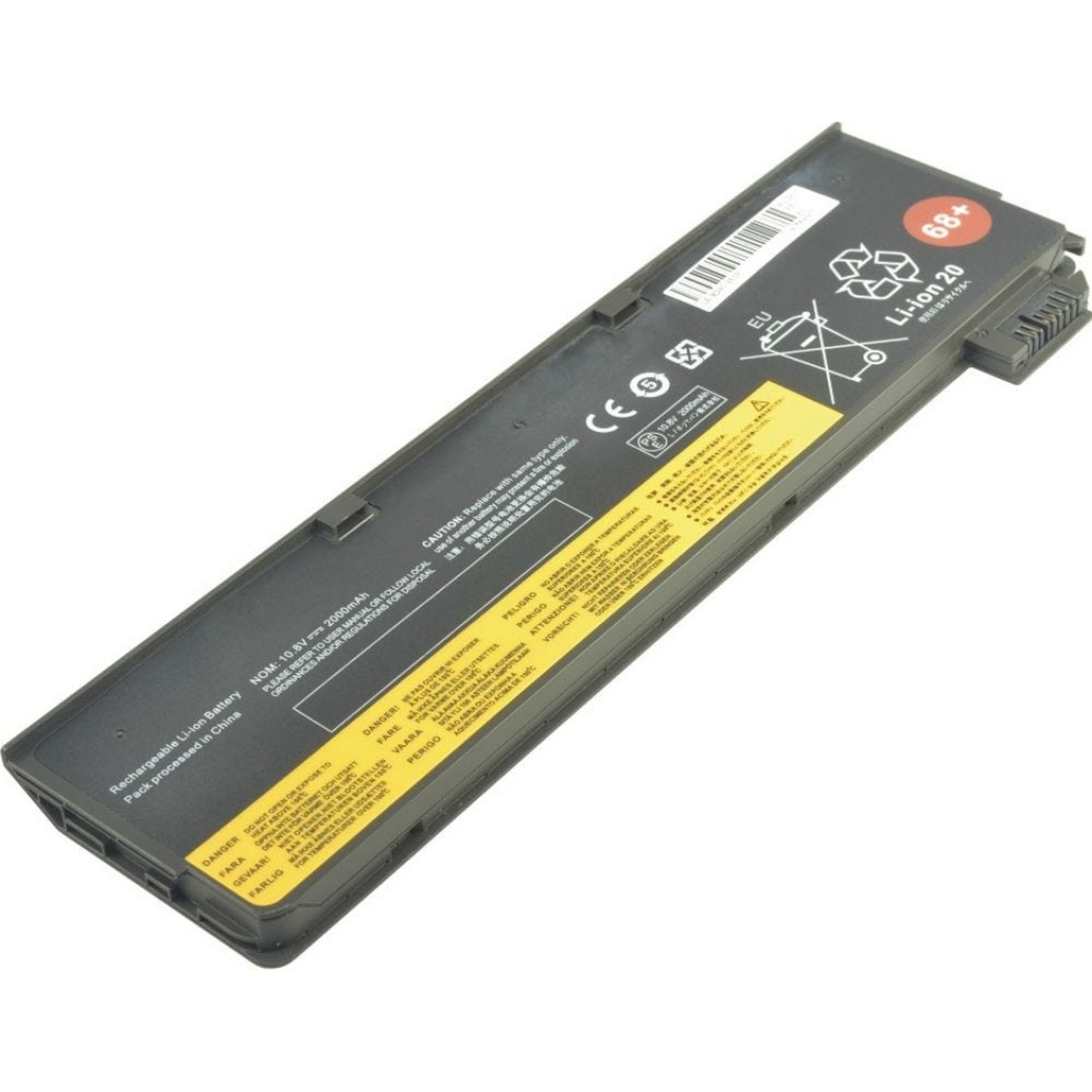 2-POWER Lenovo ThinkPad X240 Main Battery Pack Battery 1,800 MAh