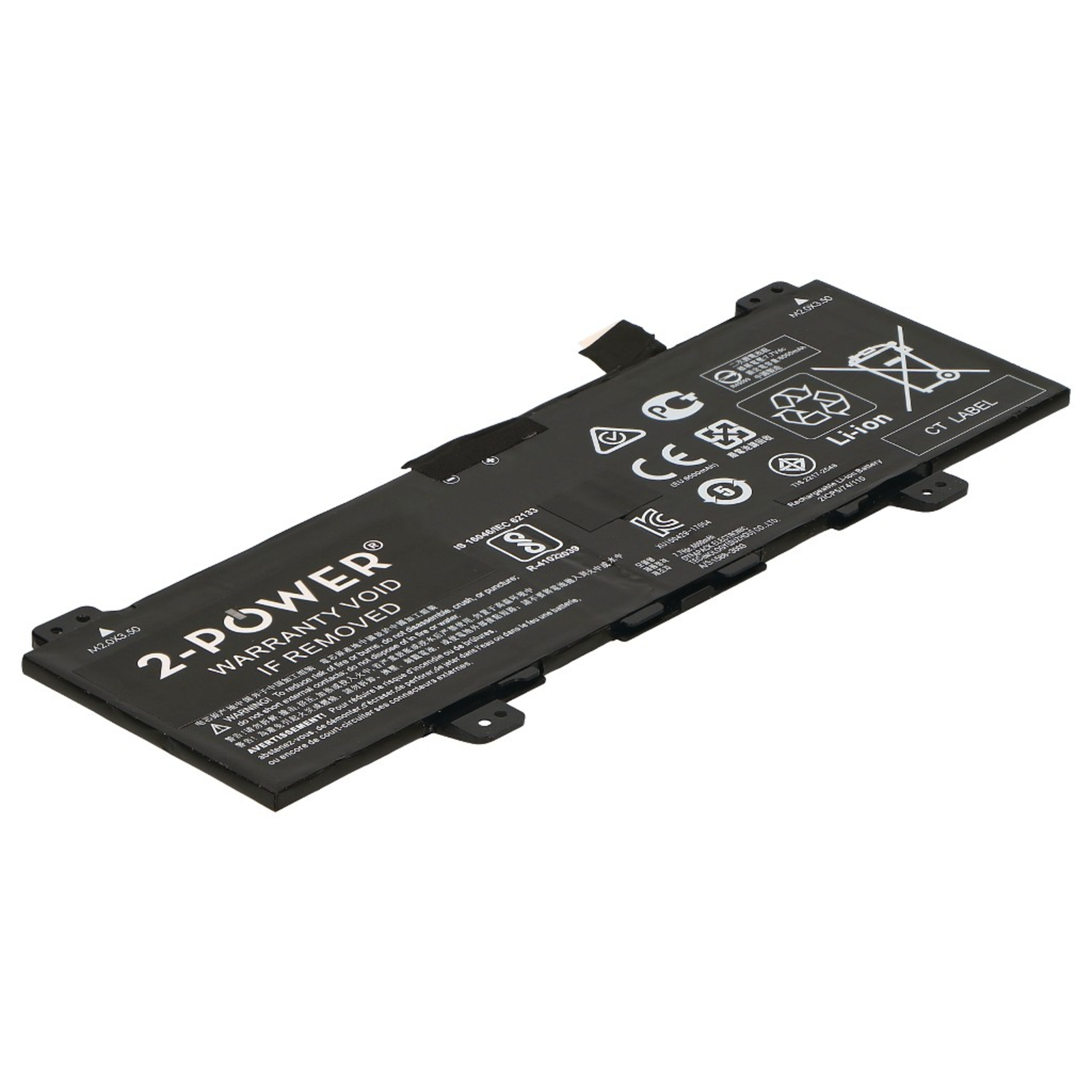 2-POWER CBP3605A Rechargeable Lithium Polymer (LiPo) Battery 6150 MAh 7.7 V