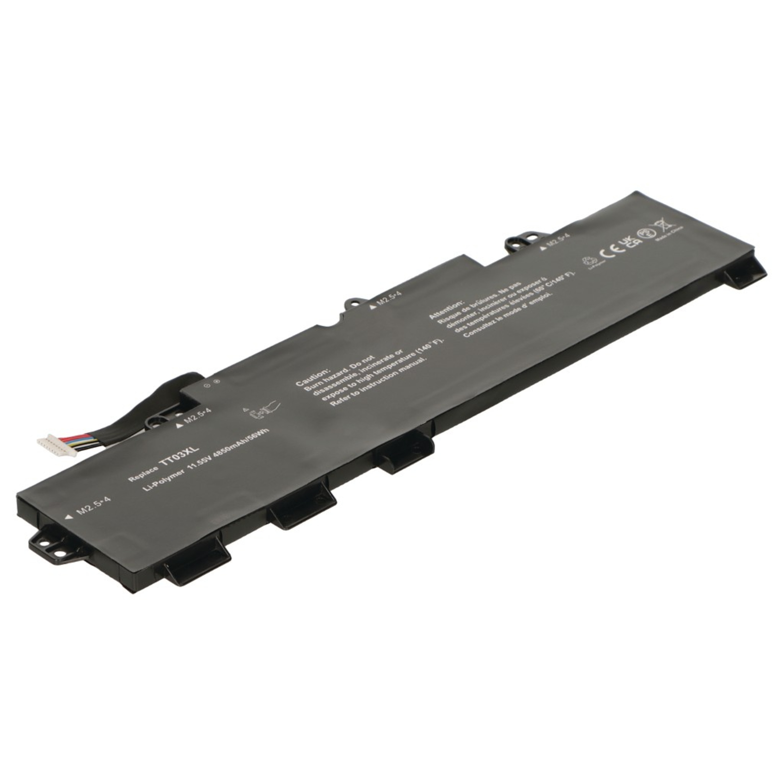 2-POWER Main Battery Pack 11.55V 4850mAh HP EliteBook 755 G5