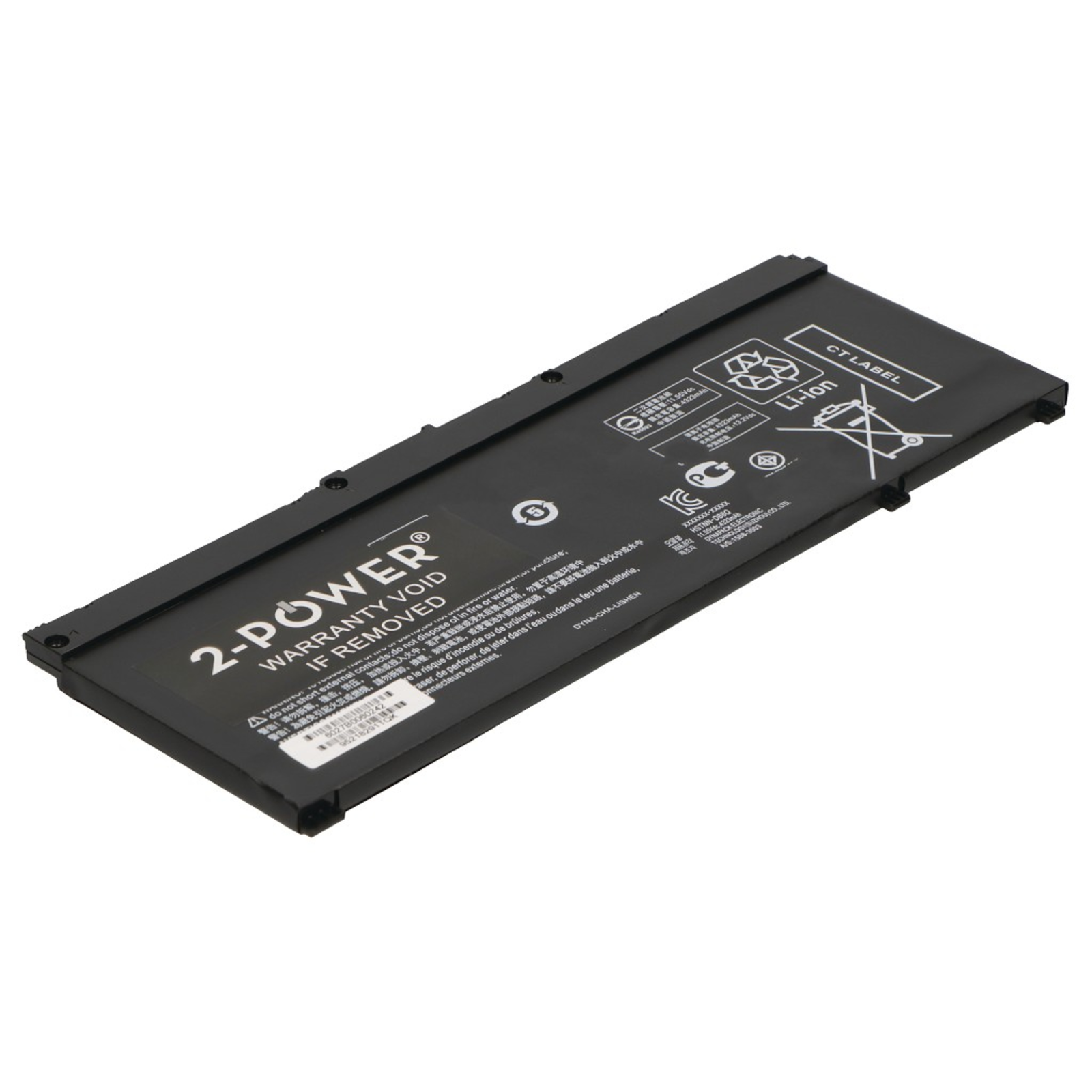 2-POWER Main Battery Pack 11.55V 3500mAh HP OMEN 15-DC0000