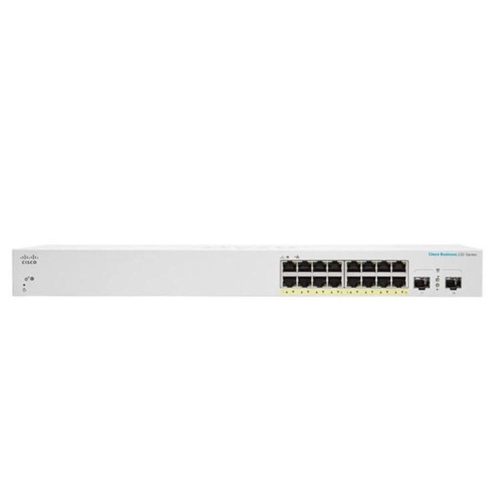 Cisco CBS220-16P-2G Managed L2 Gigabit Ethernet 10-100-1000 PoE Rack Egg