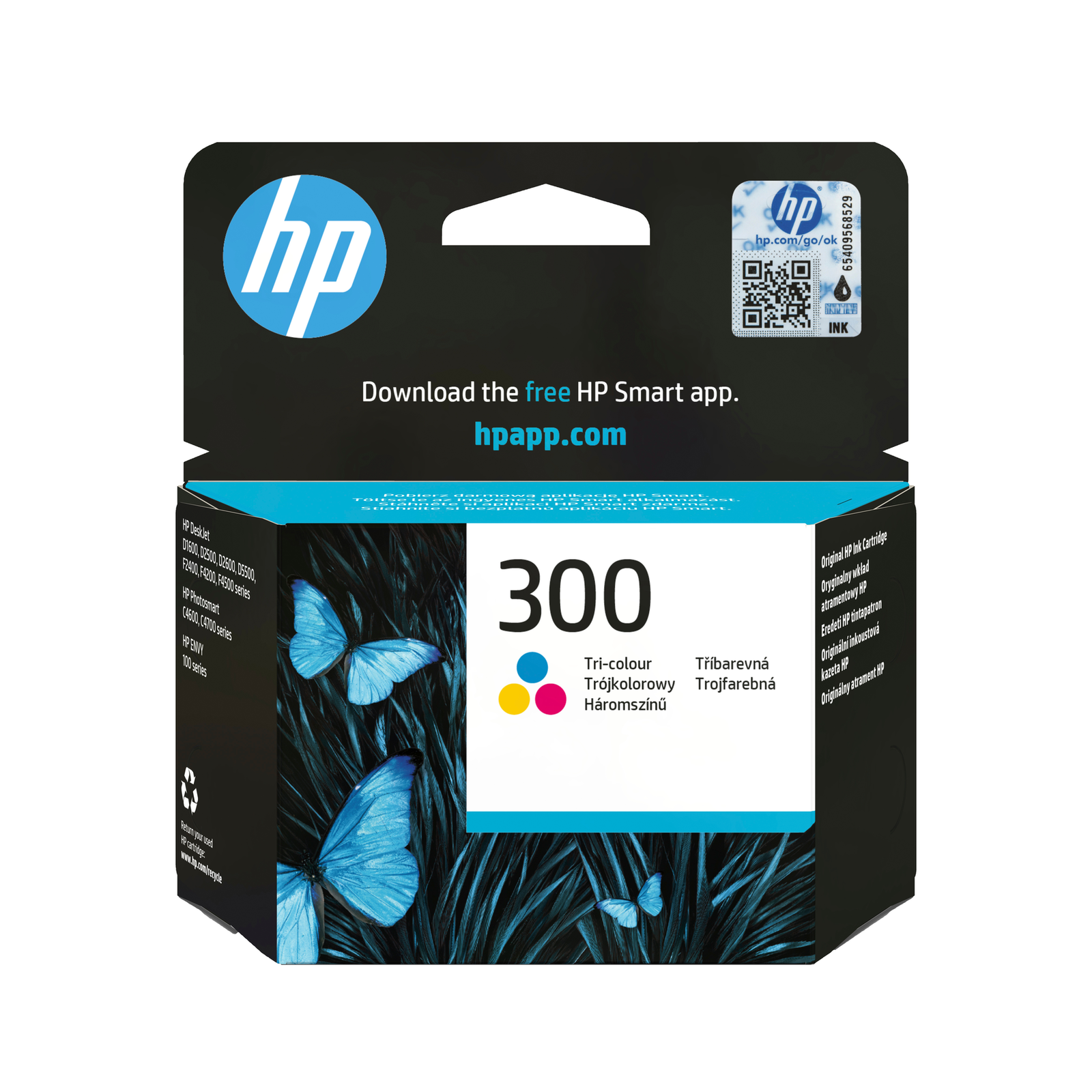 HPI 300 Color cyan magenta Yellow 165 Pages Ink CC643EE