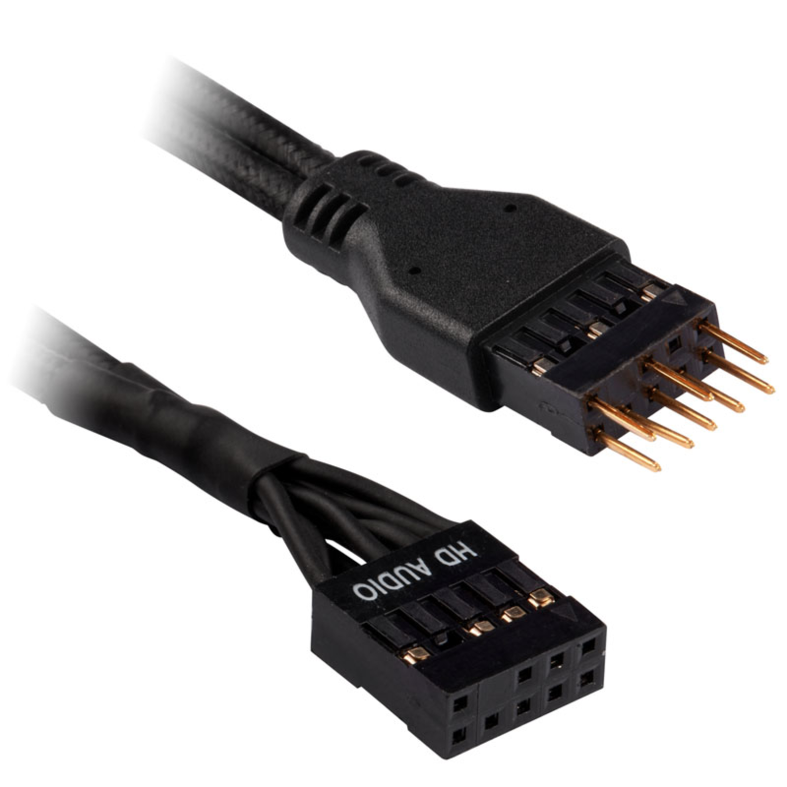Corsair Premium Sleeved Front Panel Cable Extension Kit Black