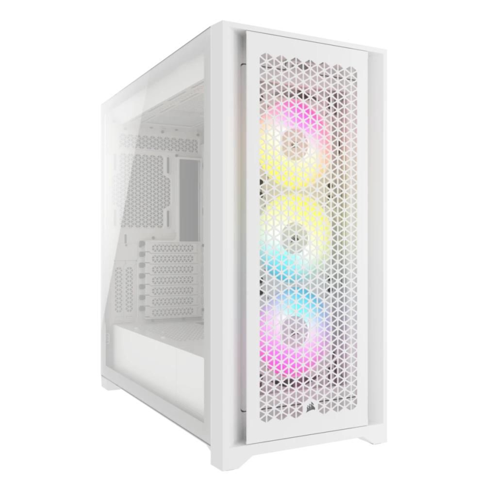 Corsair Case Midi 5000D RGB Airflow Tempered Glass White