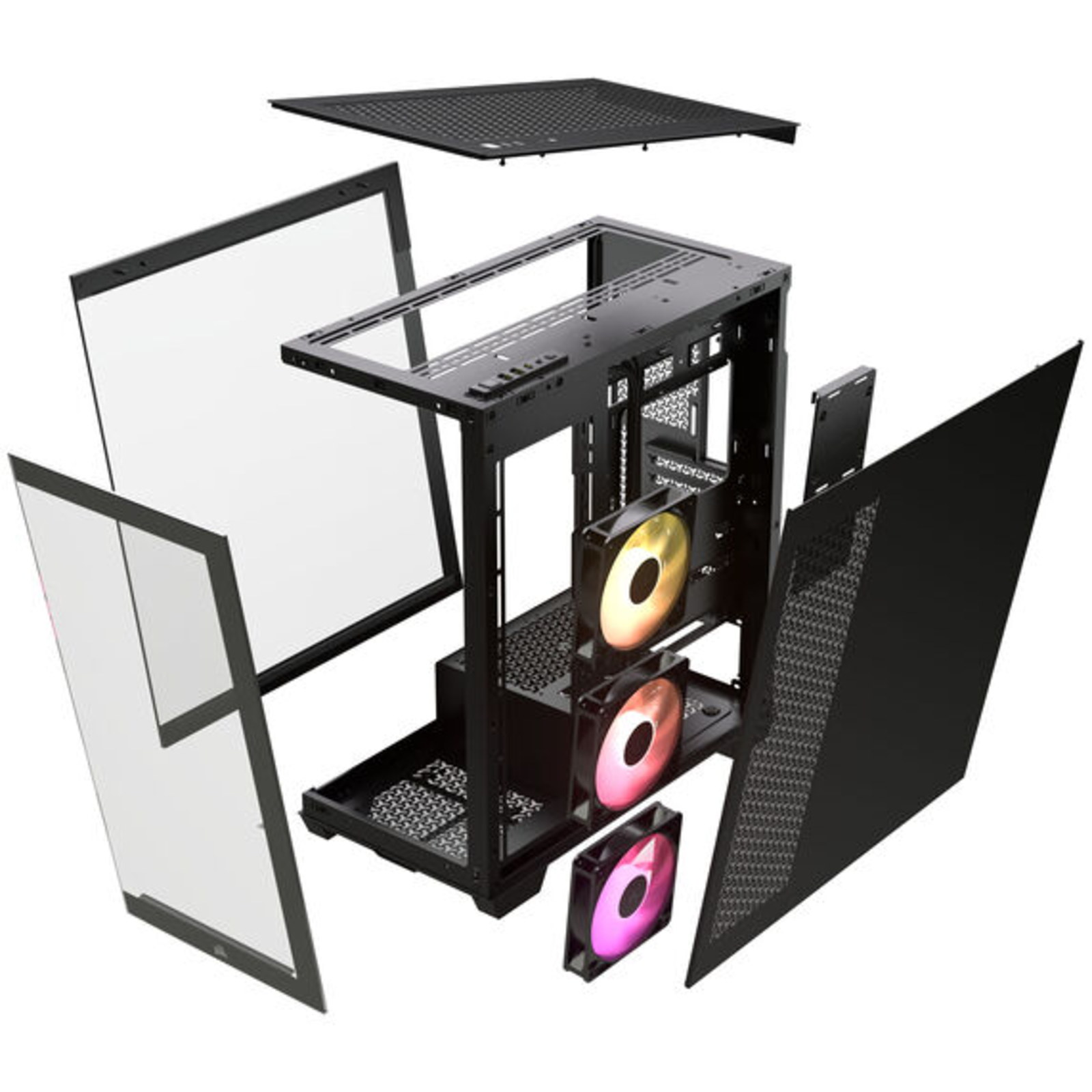 Corsair 3500X ARGB Tower Extended ATX No Power Supply Black
