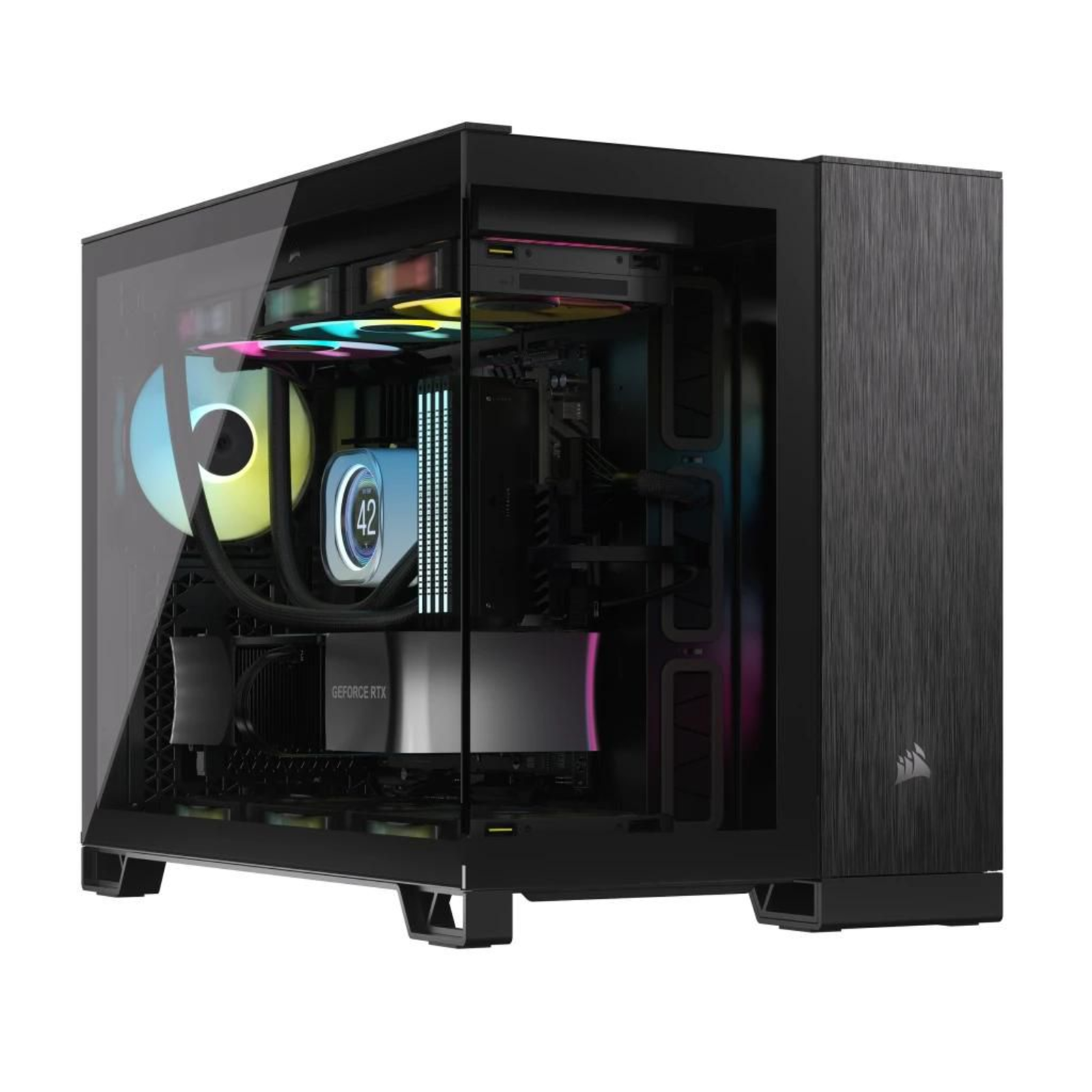 CORSAIR 2500X Tower Micro ATX No Power Supply Black