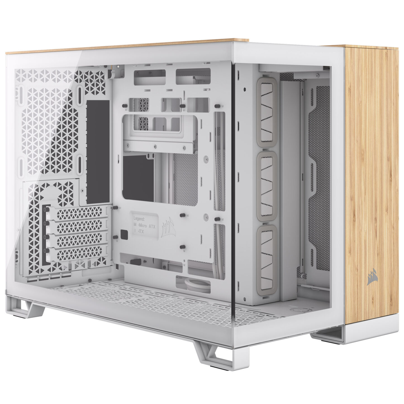 Corsair 2500X Mid Tower Micro ATX Side Panel with Window Tempered Glass
