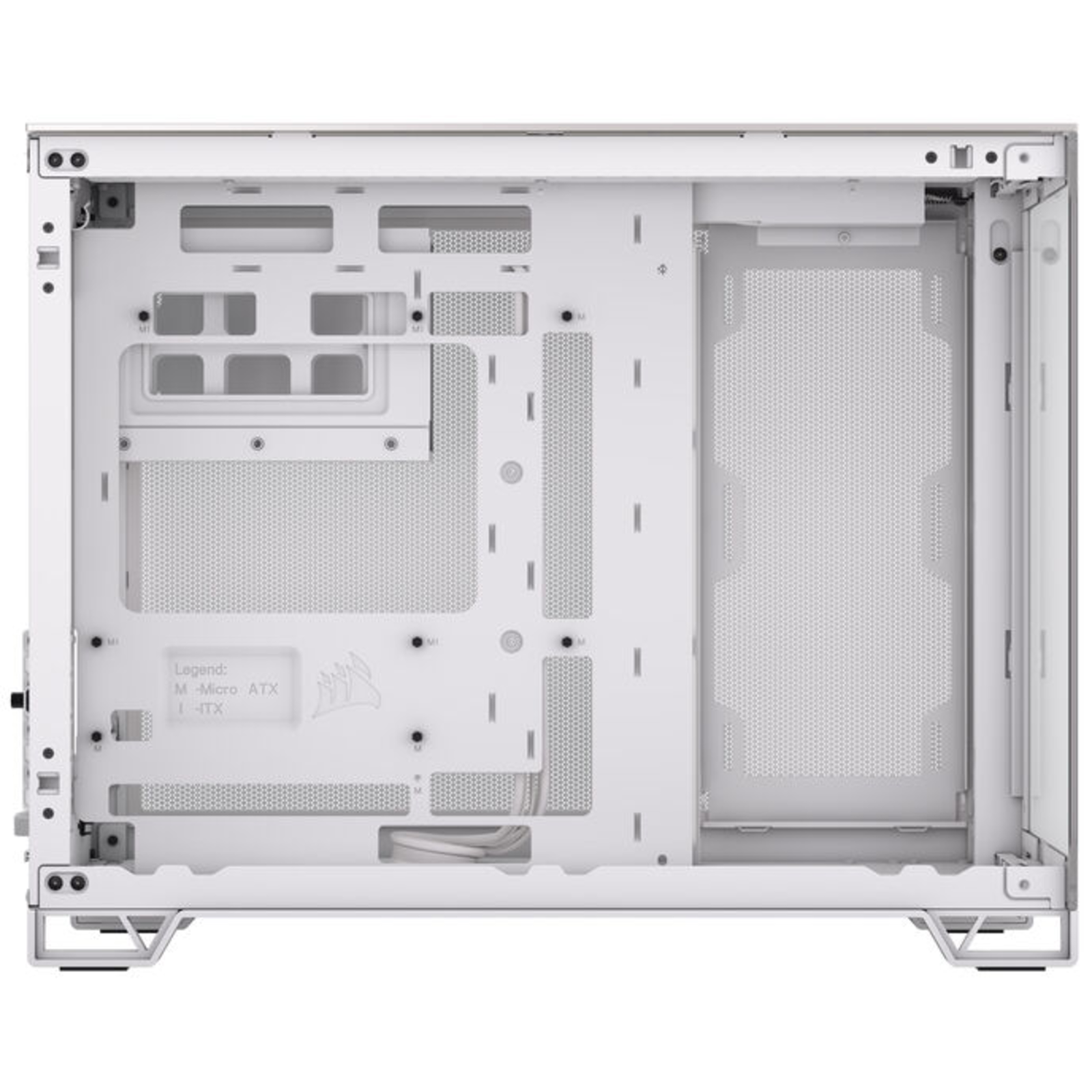 Corsair 2500X Mid Tower Micro ATX Side Panel with Window Tempered Glass