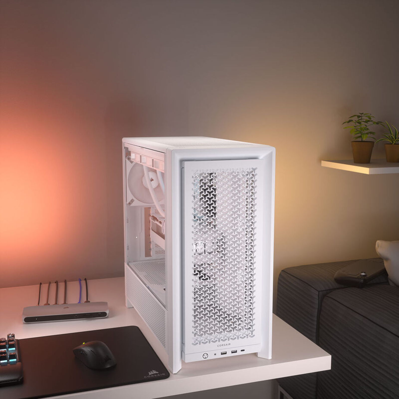 Corsair FRAME 4000D Midi-Tower Gaming E-ATX Side Panel with Window (tempered Glass) (CC-9011291-WW)
