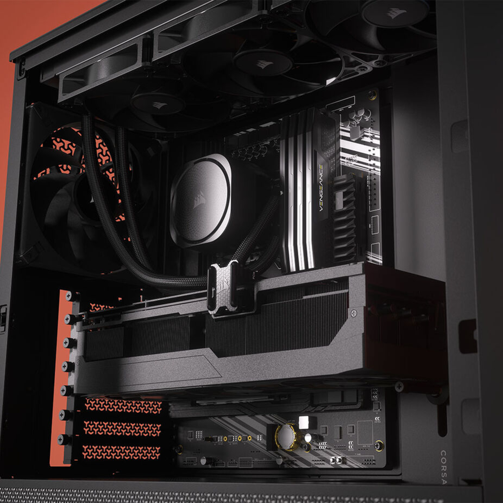 Corsair FRAME 4000D RS ARGB Midi-Tower Gaming E-ATX Side Panelwindow Tempered Glass CC-9011296-WW