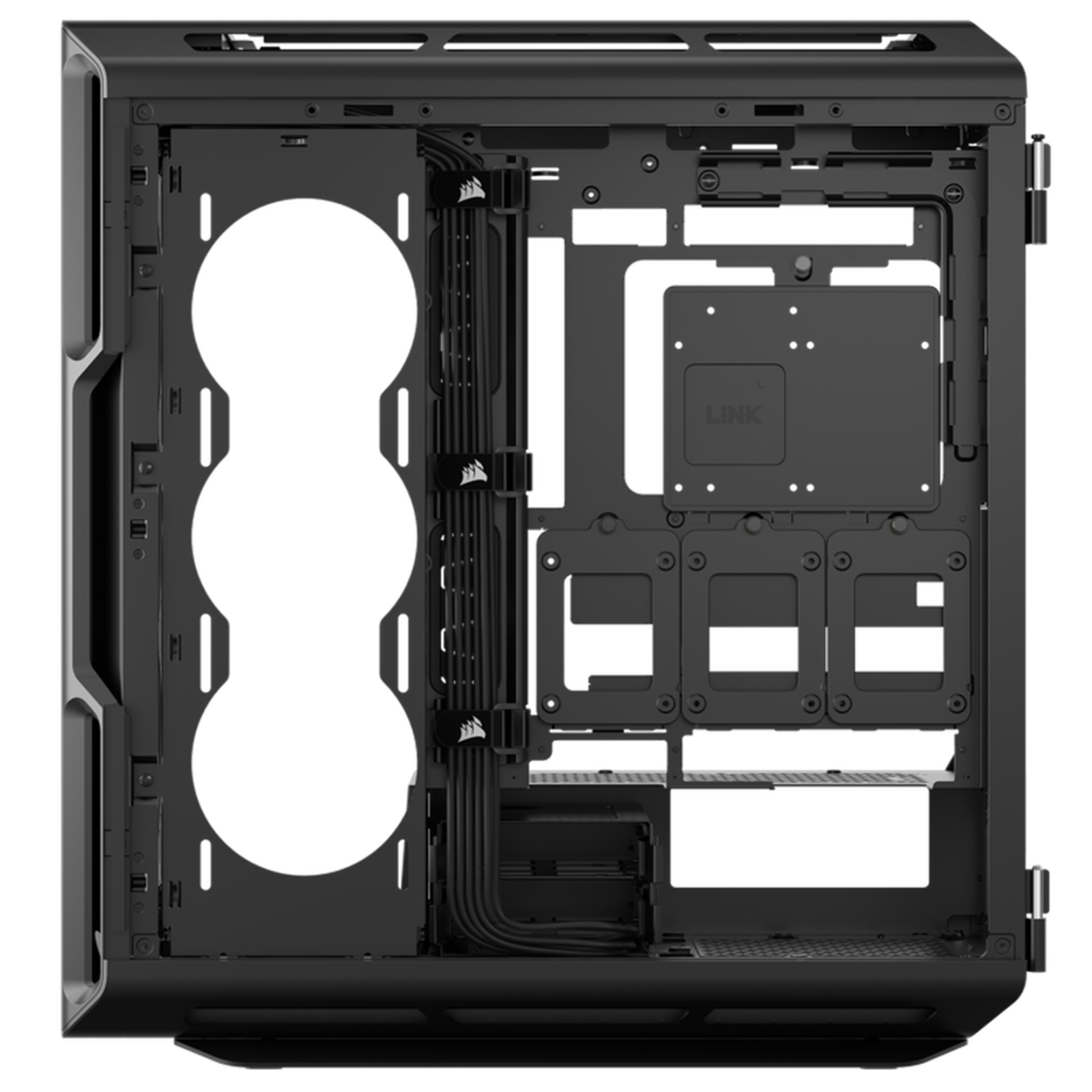 Corsair 5000T Mid Tower Gaming E-ATX Side Panel with Window (tempered Glass) (CC-9011300-WW)