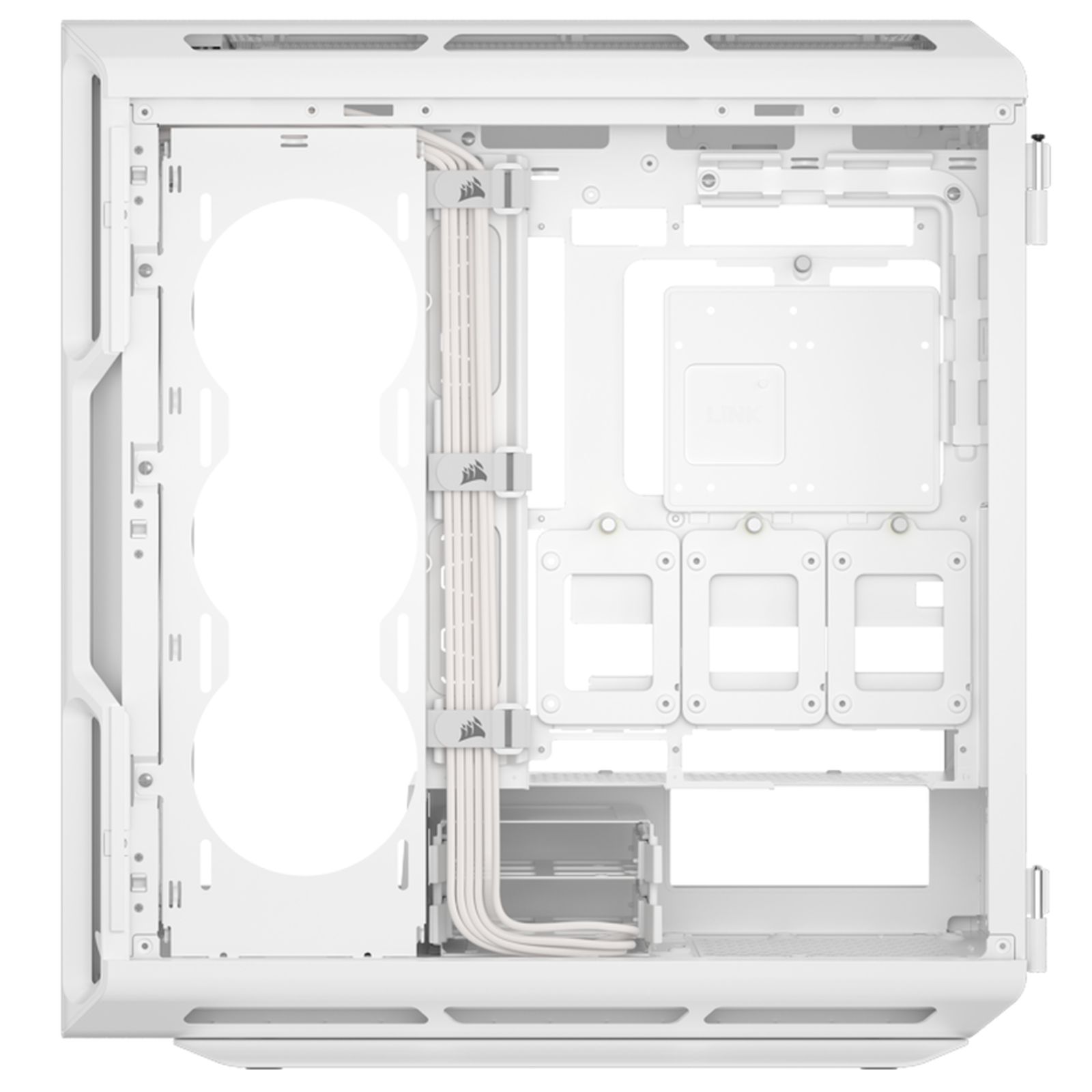 Corsair 5000T Mid Tower E-ATX Side Panel with Window (tempered Glass) (CC-9011301-WW)
