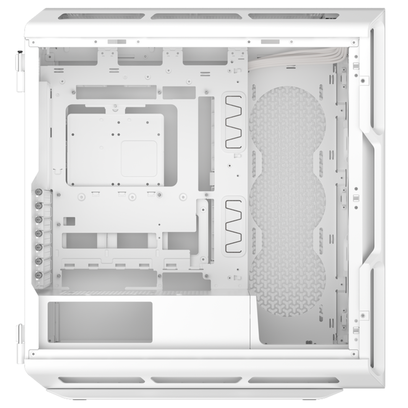 Corsair 5000T Mid Tower E-ATX Side Panel with Window (tempered Glass) (CC-9011301-WW)