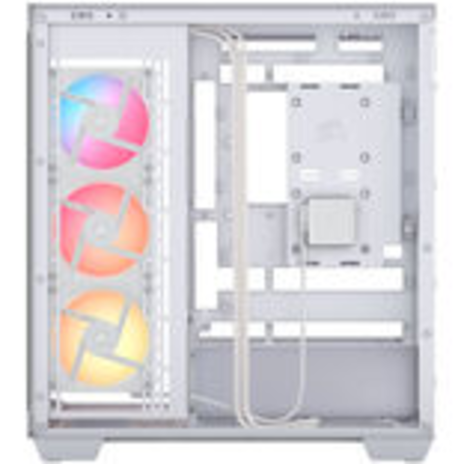 Corsair 3500X LXR LINK Tempered Glass Mid-Tower White