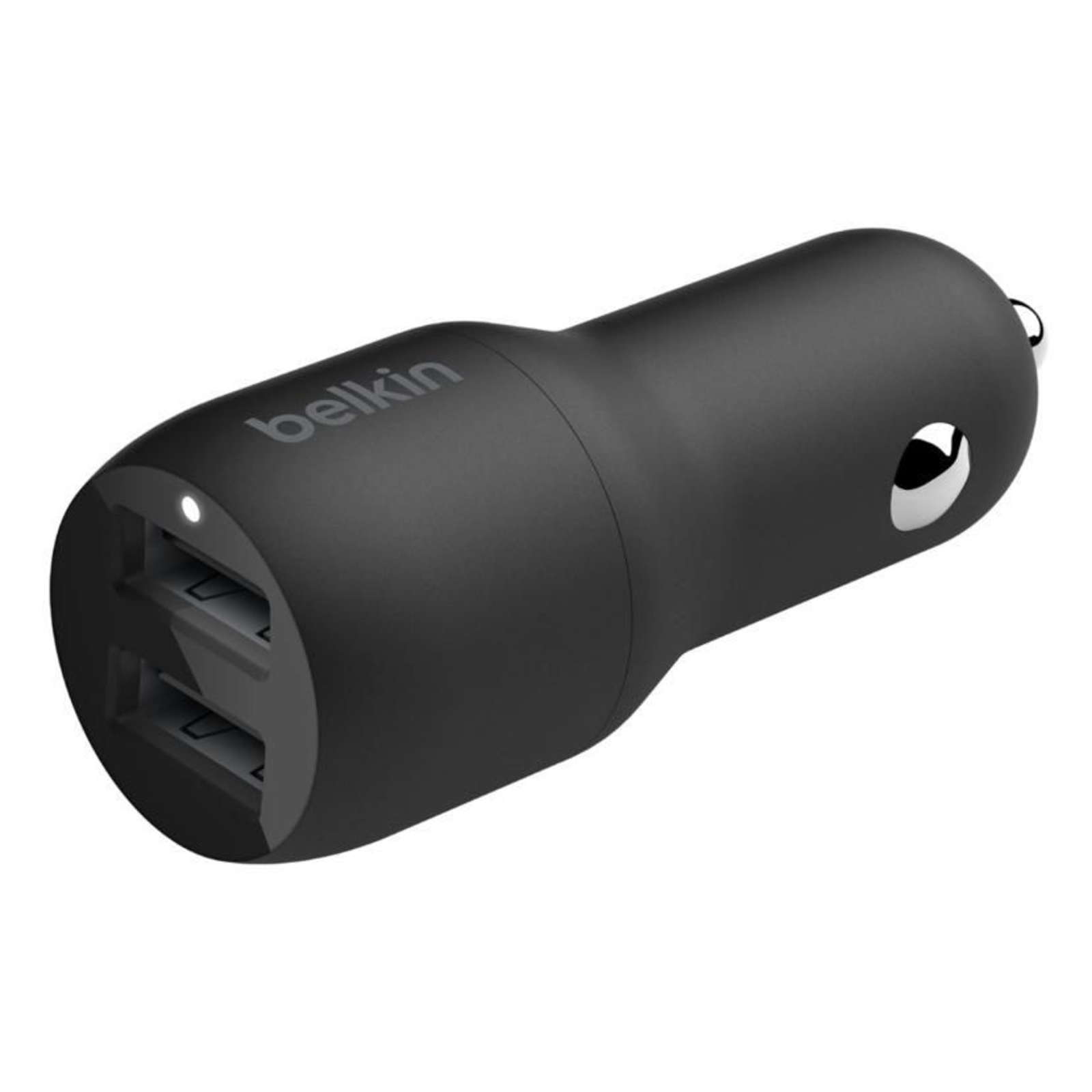 Belkin BoostCharge Dual Charger Car Power Supply 24 Watt 4.8 A 2 Output Ports USB