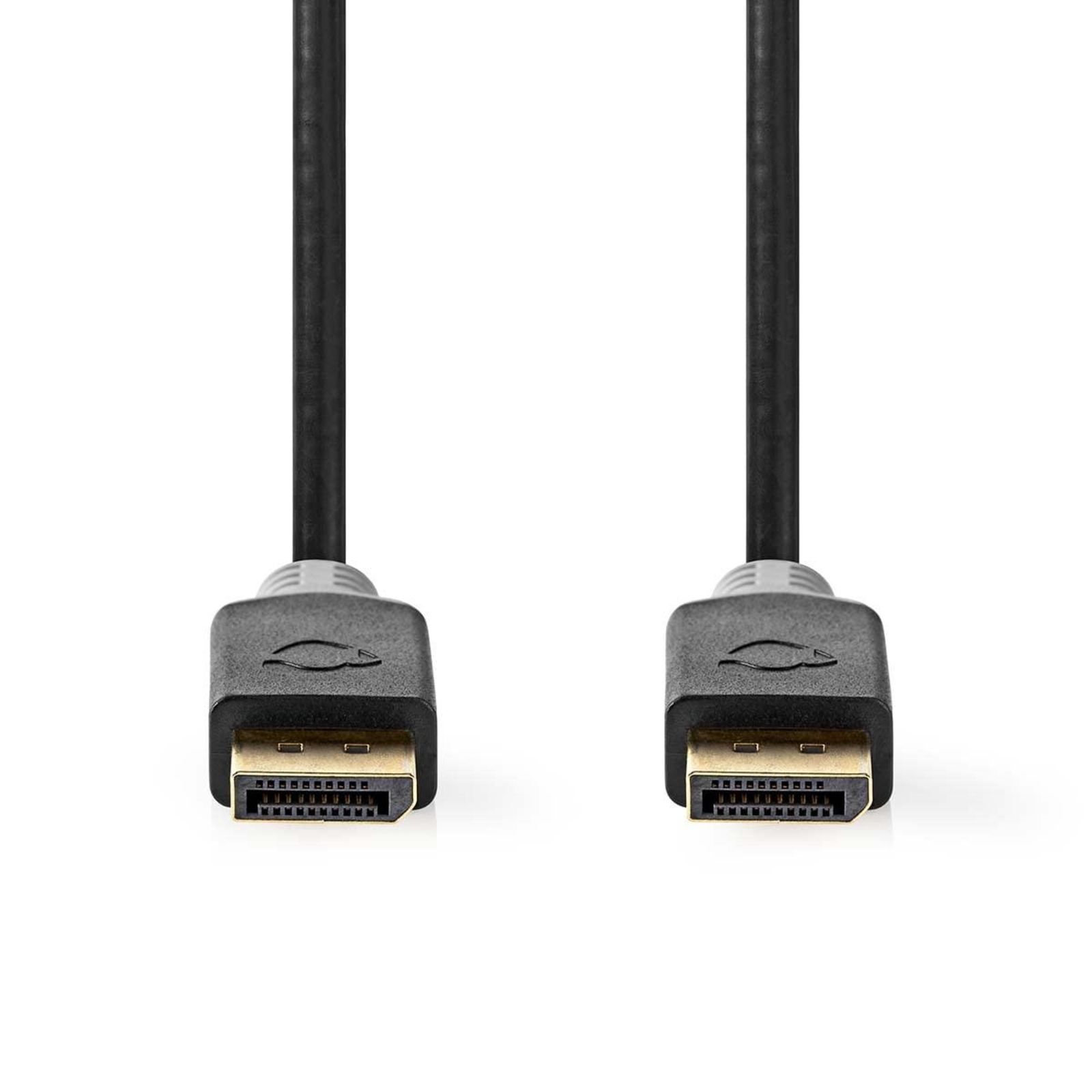 Nedis DisplayPort Cable Male 8K60Hz gold-plated 3.00 M Round PVC Anthracite Gray Packagingsi