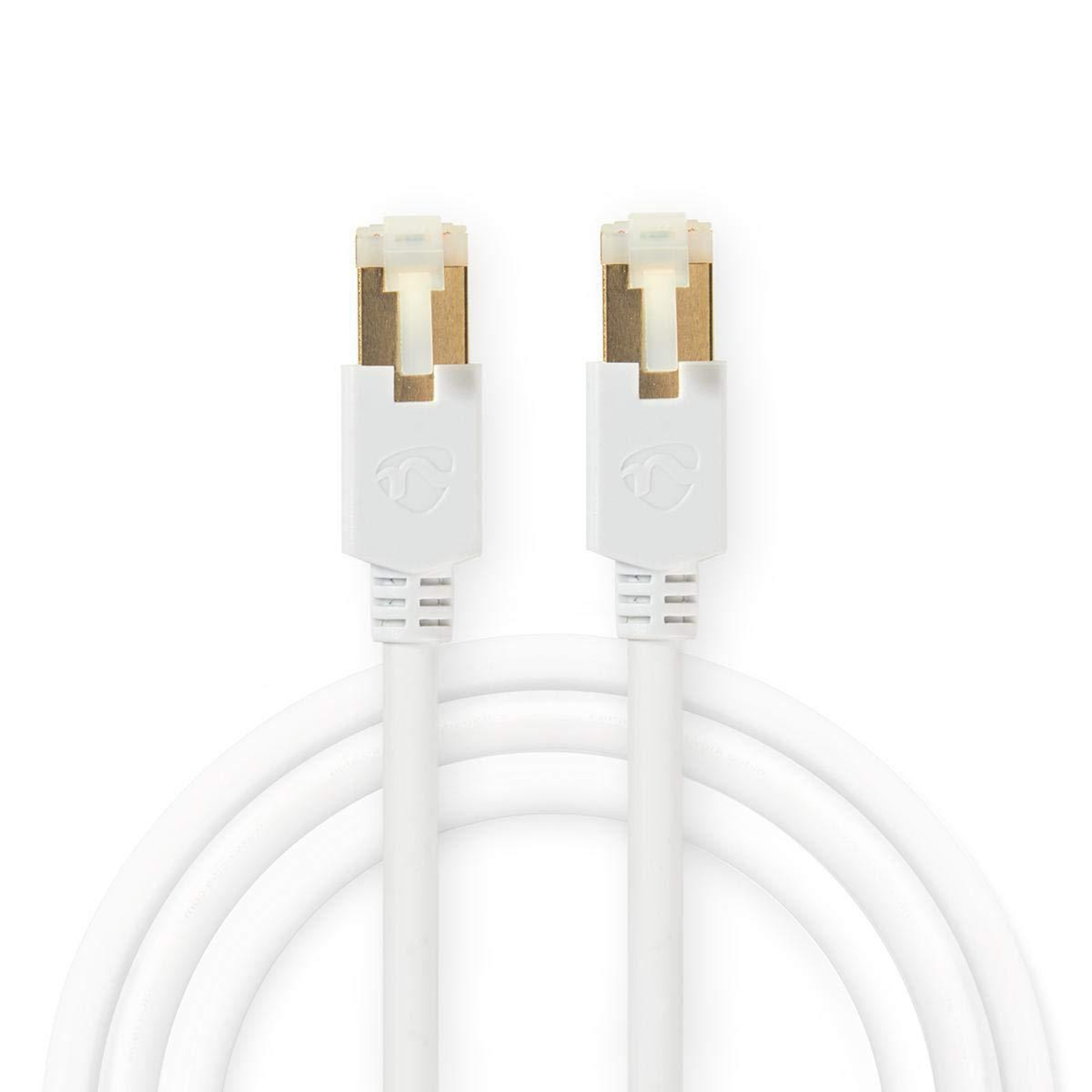 Nedis Cat 6 Cable RJ45 Plug RJ45 Plug F/UTP 5.00 M Round LSZH PVC White Packagingviewing Window