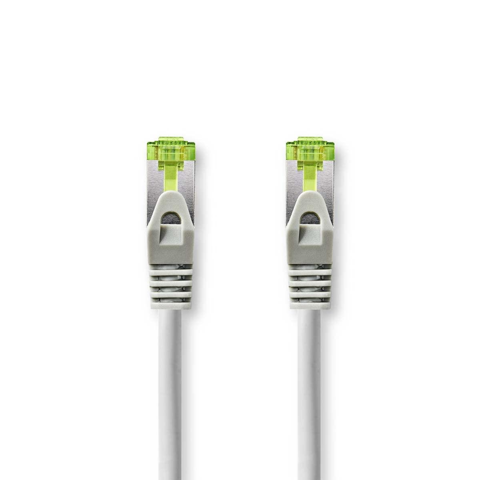 Nedis Cat 7 Cable S/FTP RJ45 Plug RJ45 Plug 5.00 M Round LSZH Grey Packaging with Viewing Window