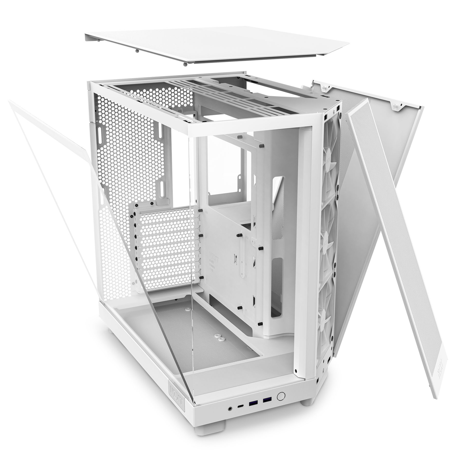 NZXT H6 Flow Compact Dual Chamber Case matte