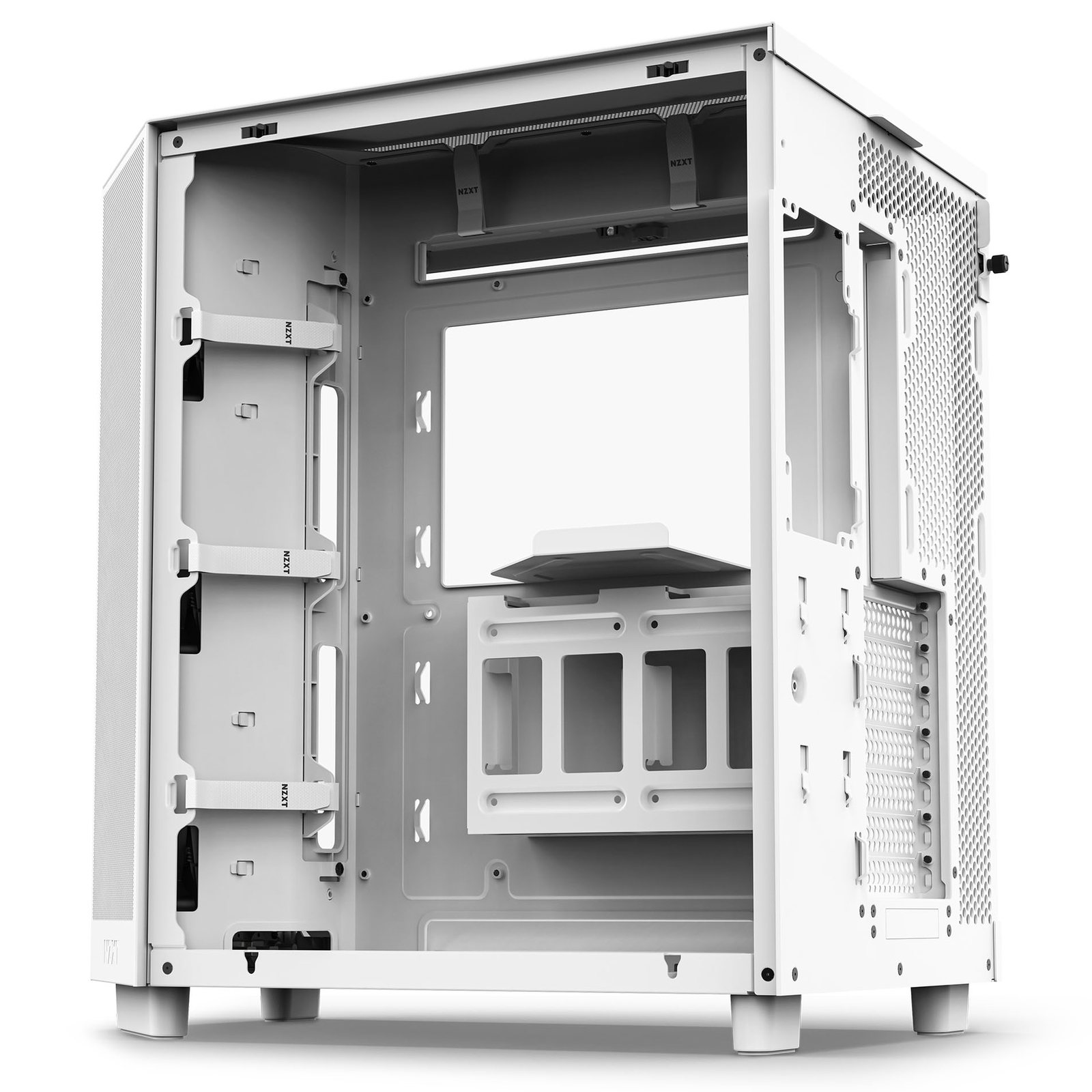 NZXT H6 FLOW RGB White PC Case
