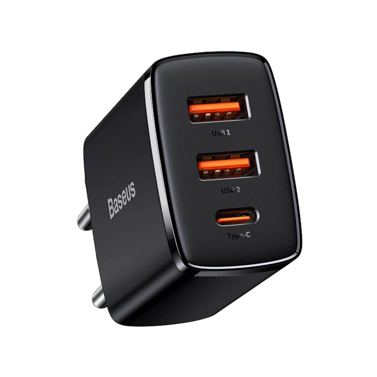 Baseus Compact Power Supply Adapter 30Watt 1xUSB-C + 2xUSB