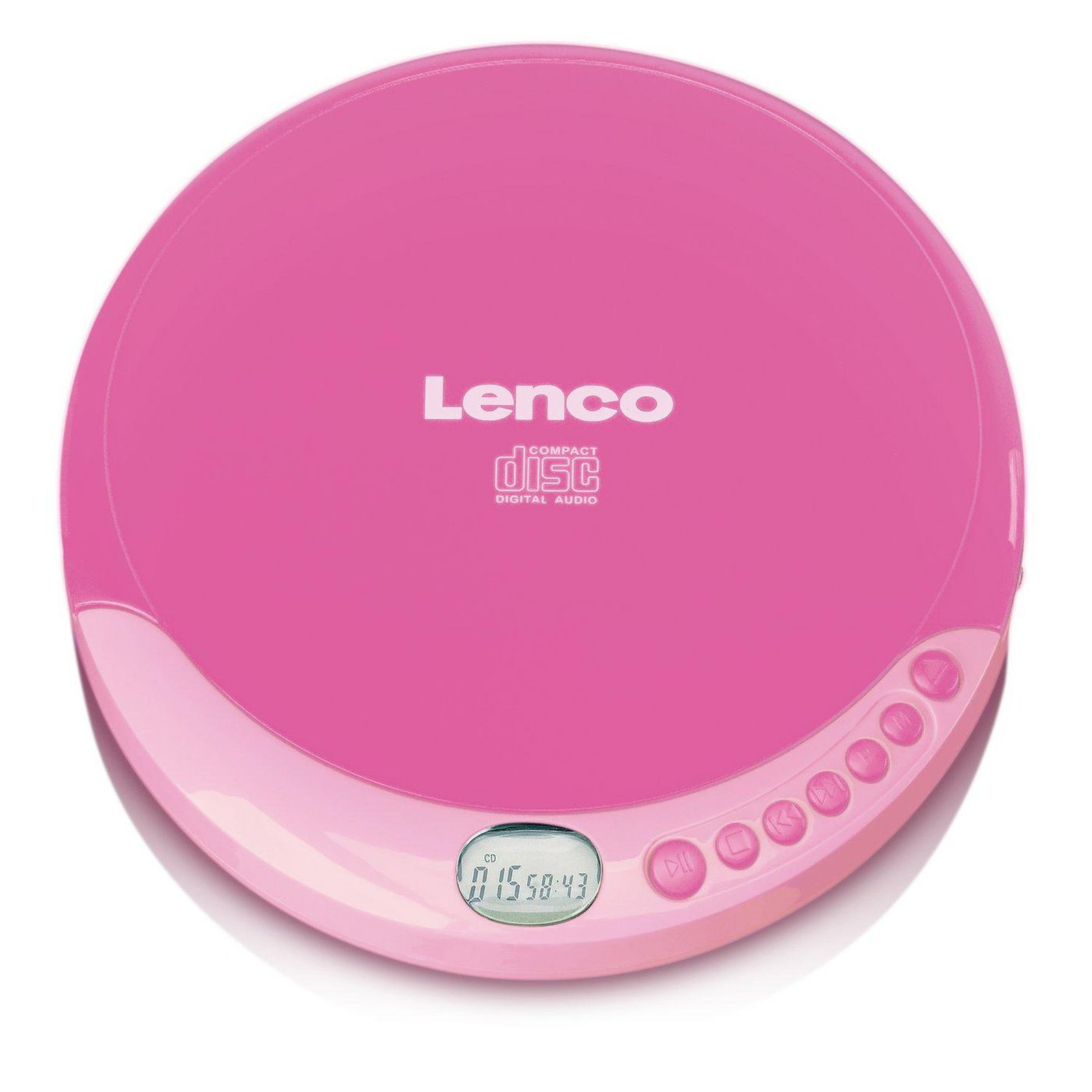 Lenco CD-011 190 G Pink Portable CD Player