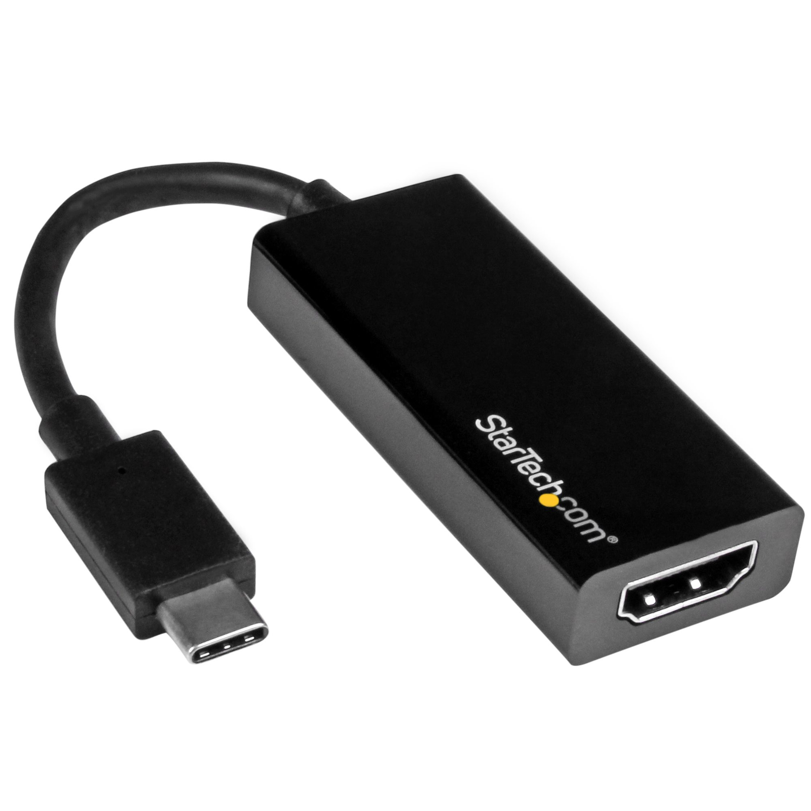 StarTech.com USB-C to HDMI Adapter with 4K 30Hz Black 3.2 Gen 2 3.1 Gen 2 USB Type-C