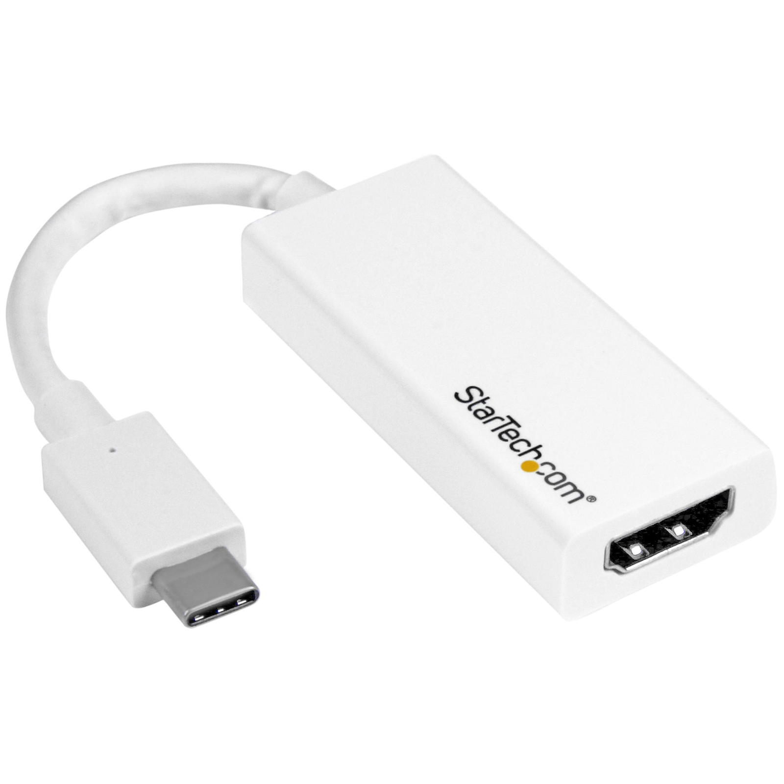 StarTech.com USB-C to HDMI Adapter with 4K 30Hz White USB Type-C HDMI Output