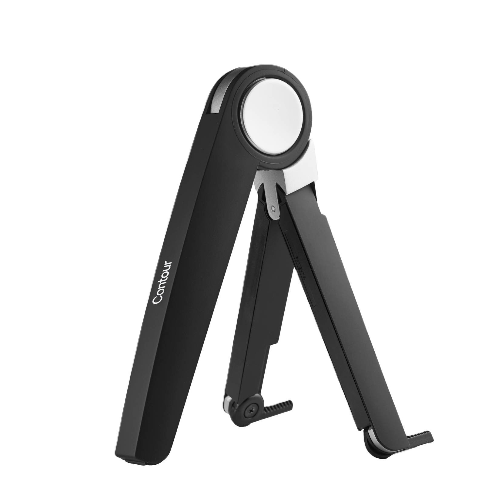 Contour NotebookStand Aluminium Silver Black Foldable